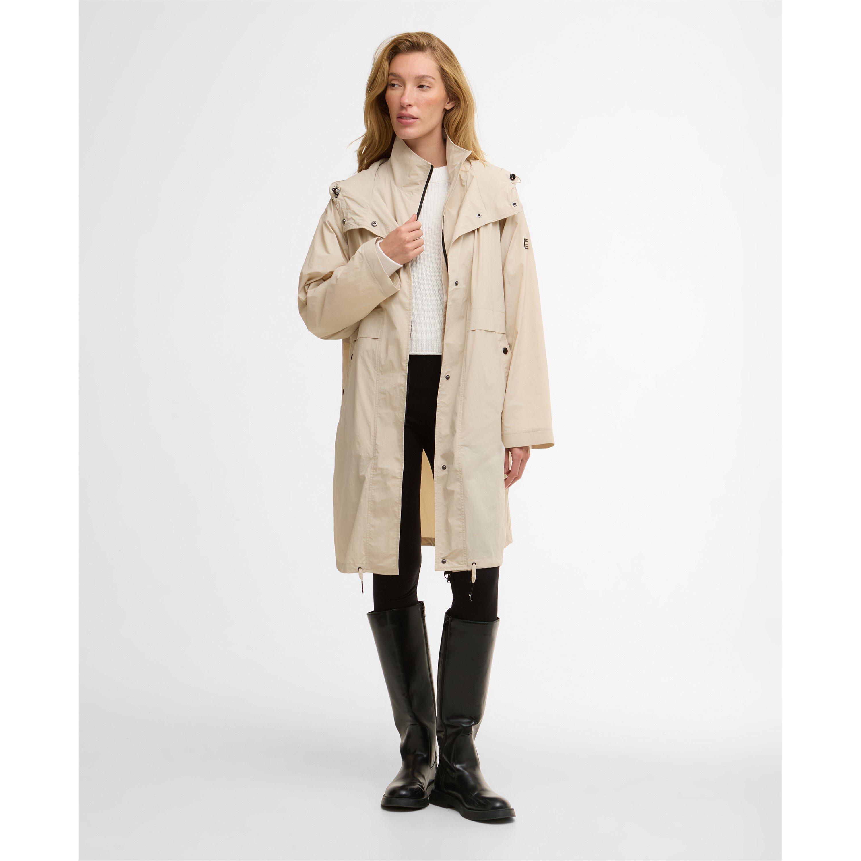 Cement - Barbour International - Womens Atlantis Showerproof Jacket - 2