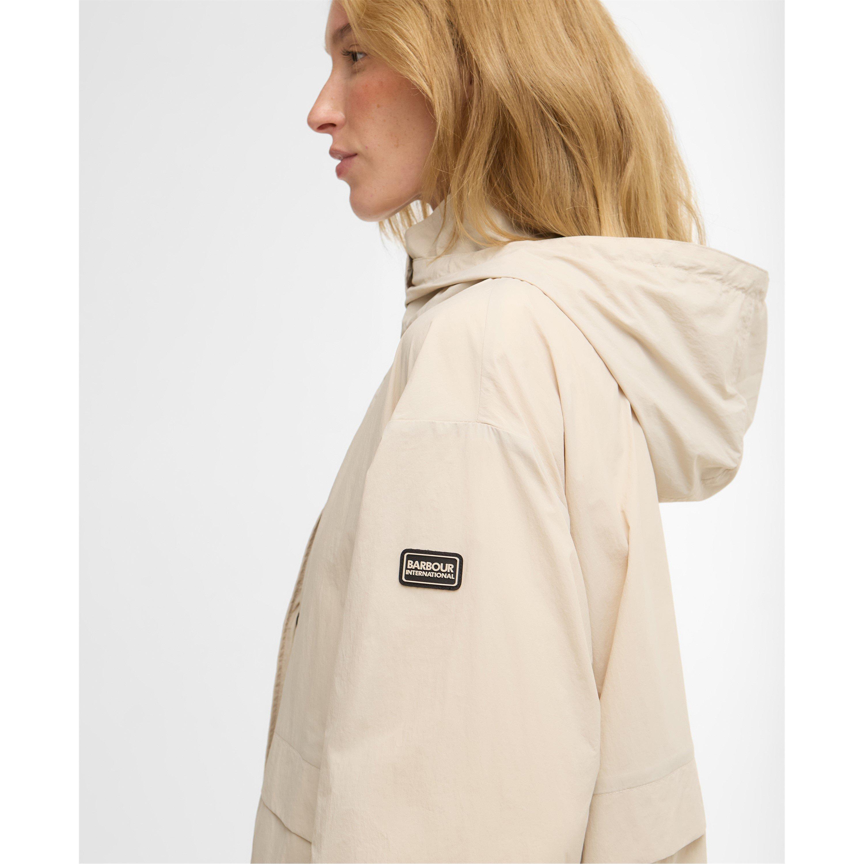 Cement - Barbour International - Womens Atlantis Showerproof Jacket - 5