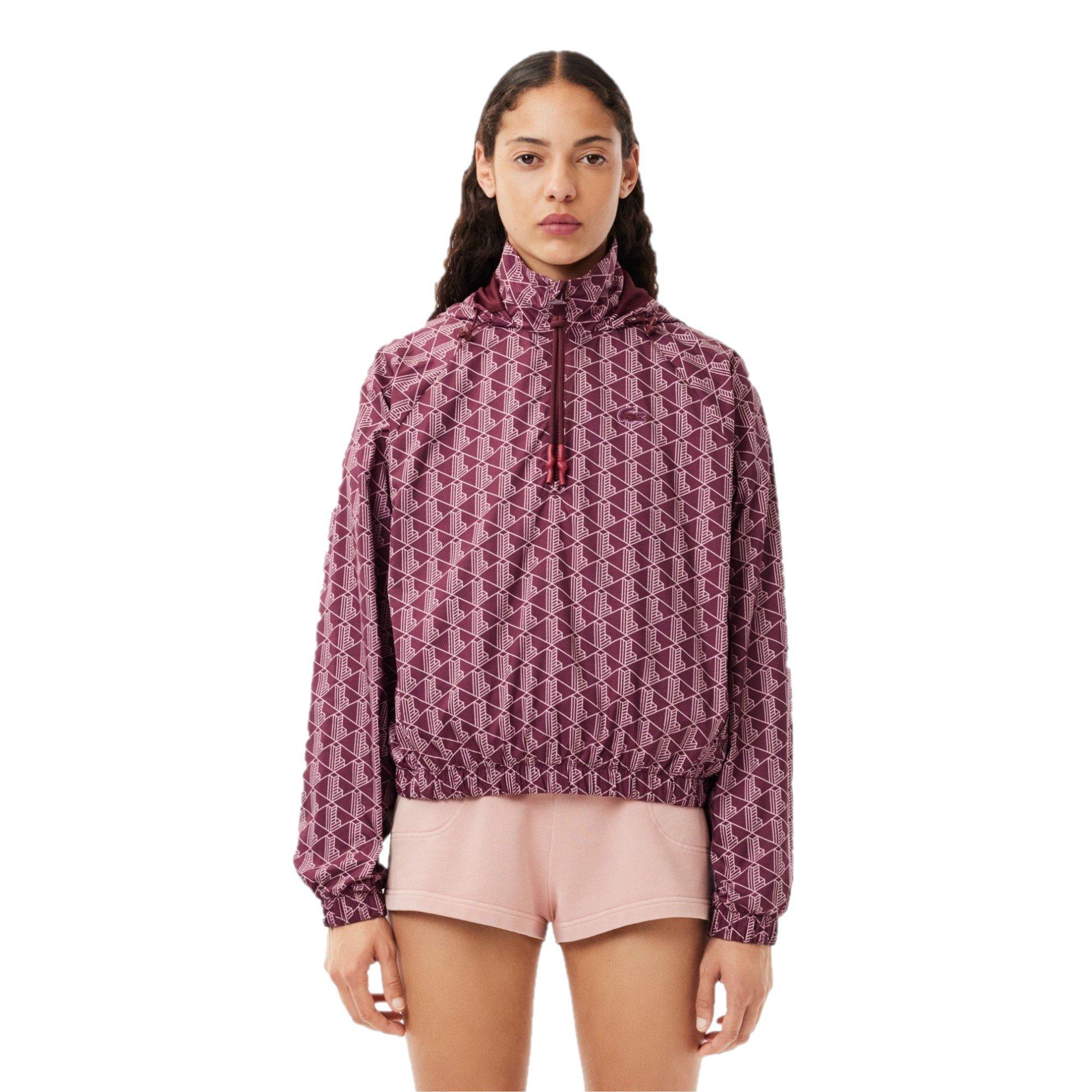 ple - Lacoste - Women's Water-Resistant Adjustable Rain Anorak - 1