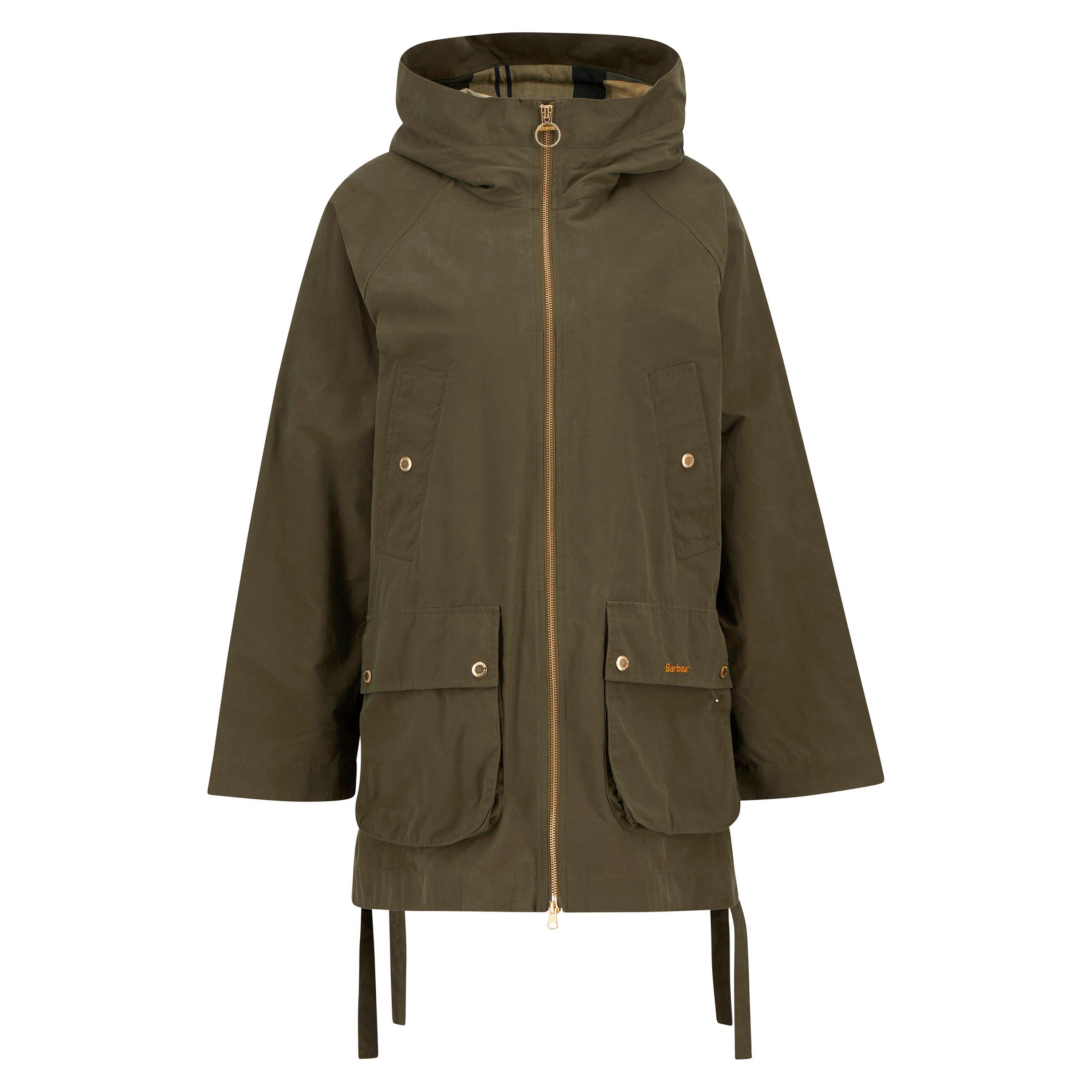 Barbour Women's Rain Anorak Jacket - Green/Ancient - Size 12 (M)