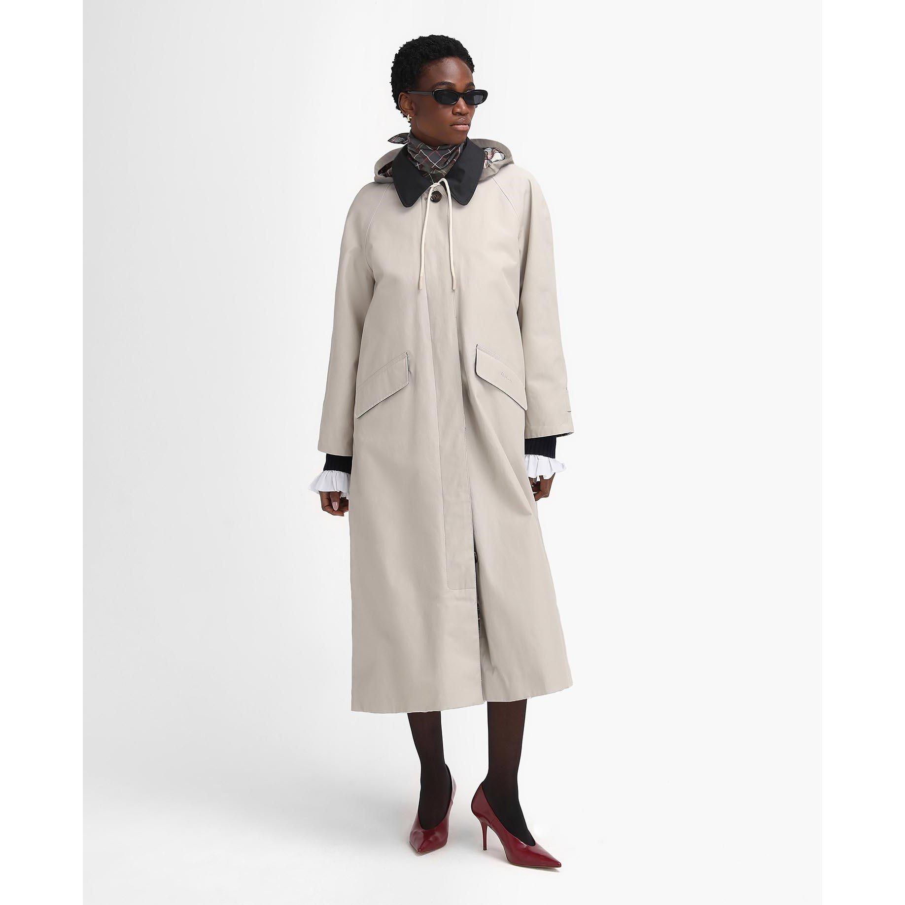 Barbour | The Edit by Alexa Natalie Waterproof Trench Coat | Wax