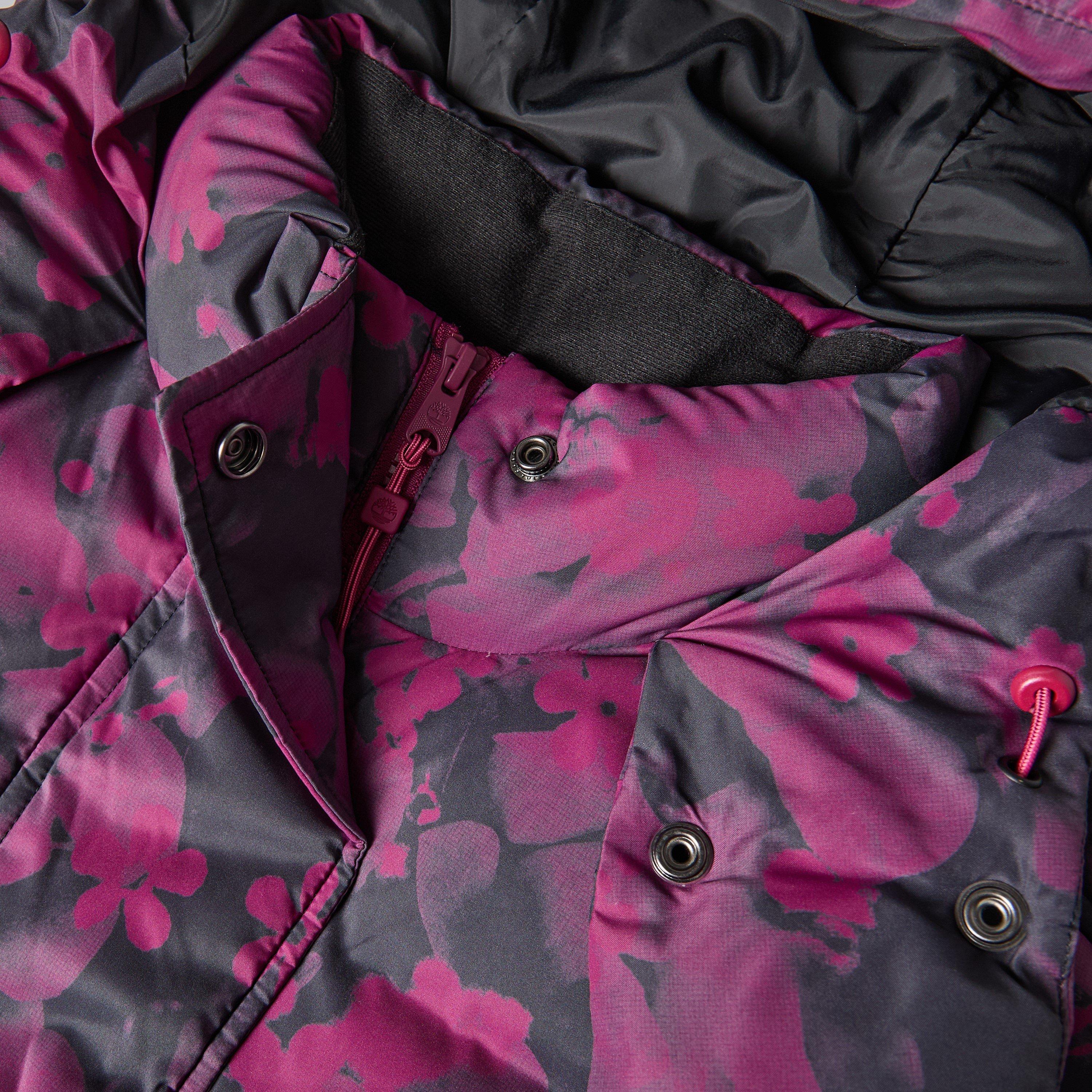 Floral Red Beet - Timberland - Timb Prnt Puffer Jkt Ld99 - 3