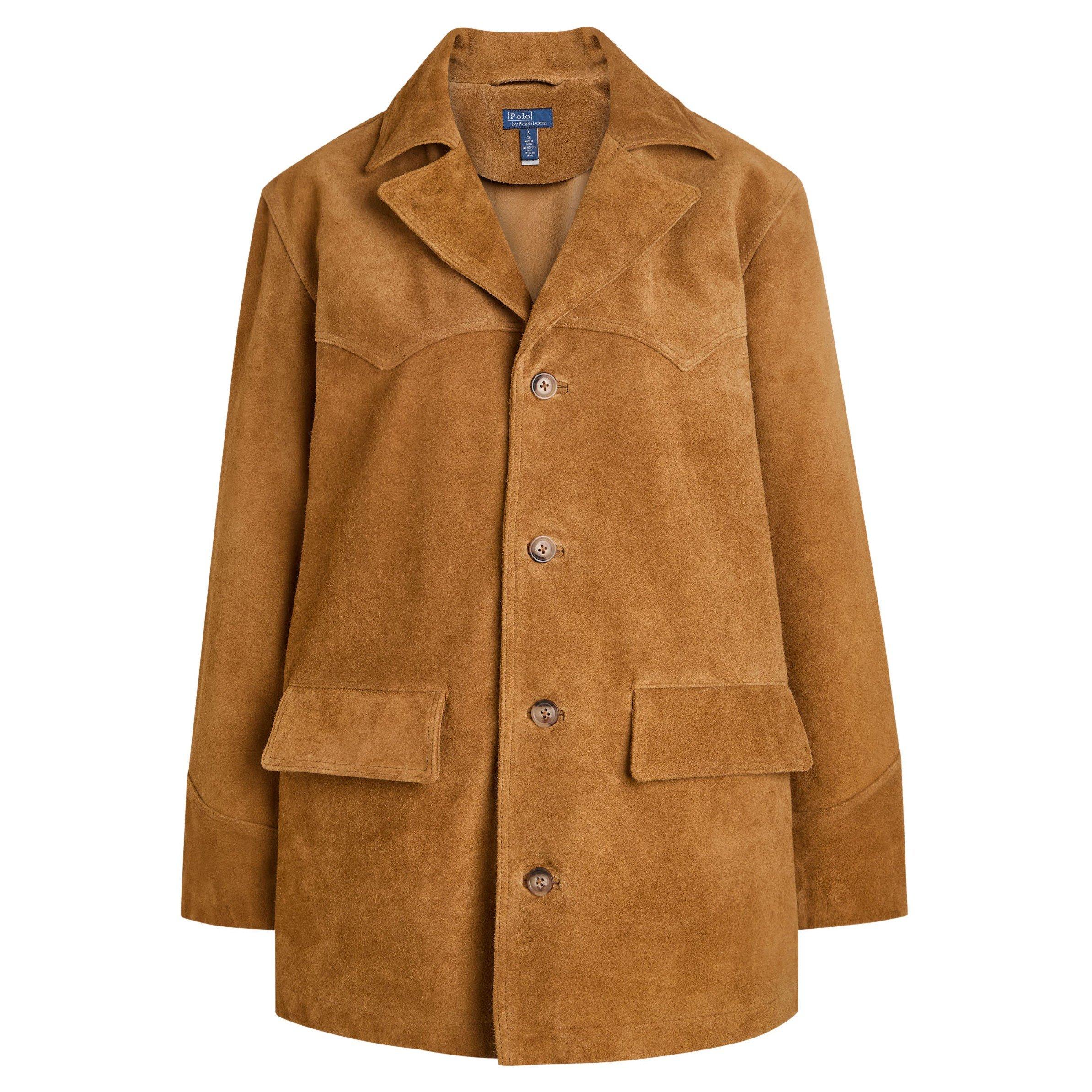 BROWN - Polo Ralph Lauren - Women's Suede Jacket - 1