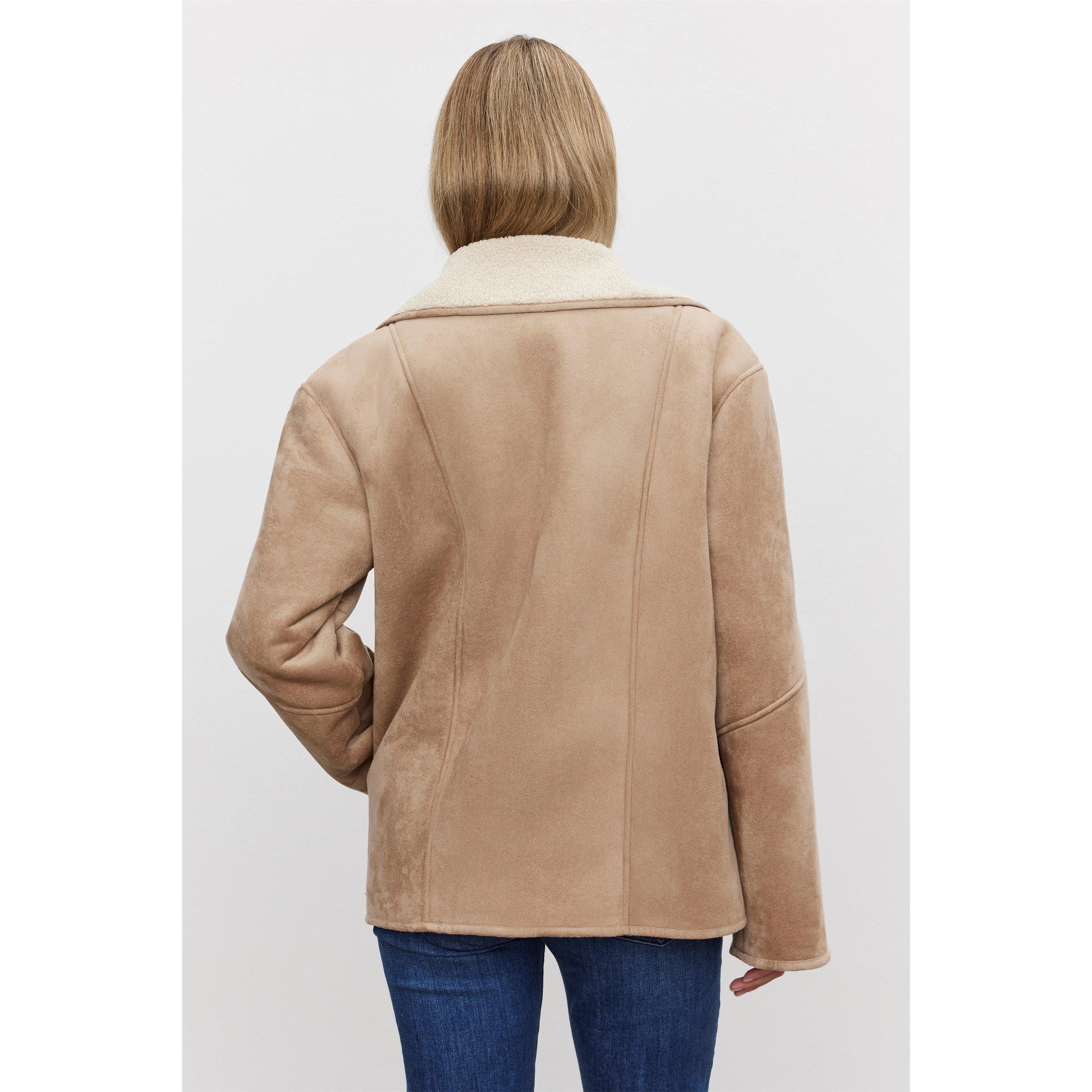 Sand - Velvet by Graham and Spencer - Women's Structured Hooded Tailored Fit Parka - 2