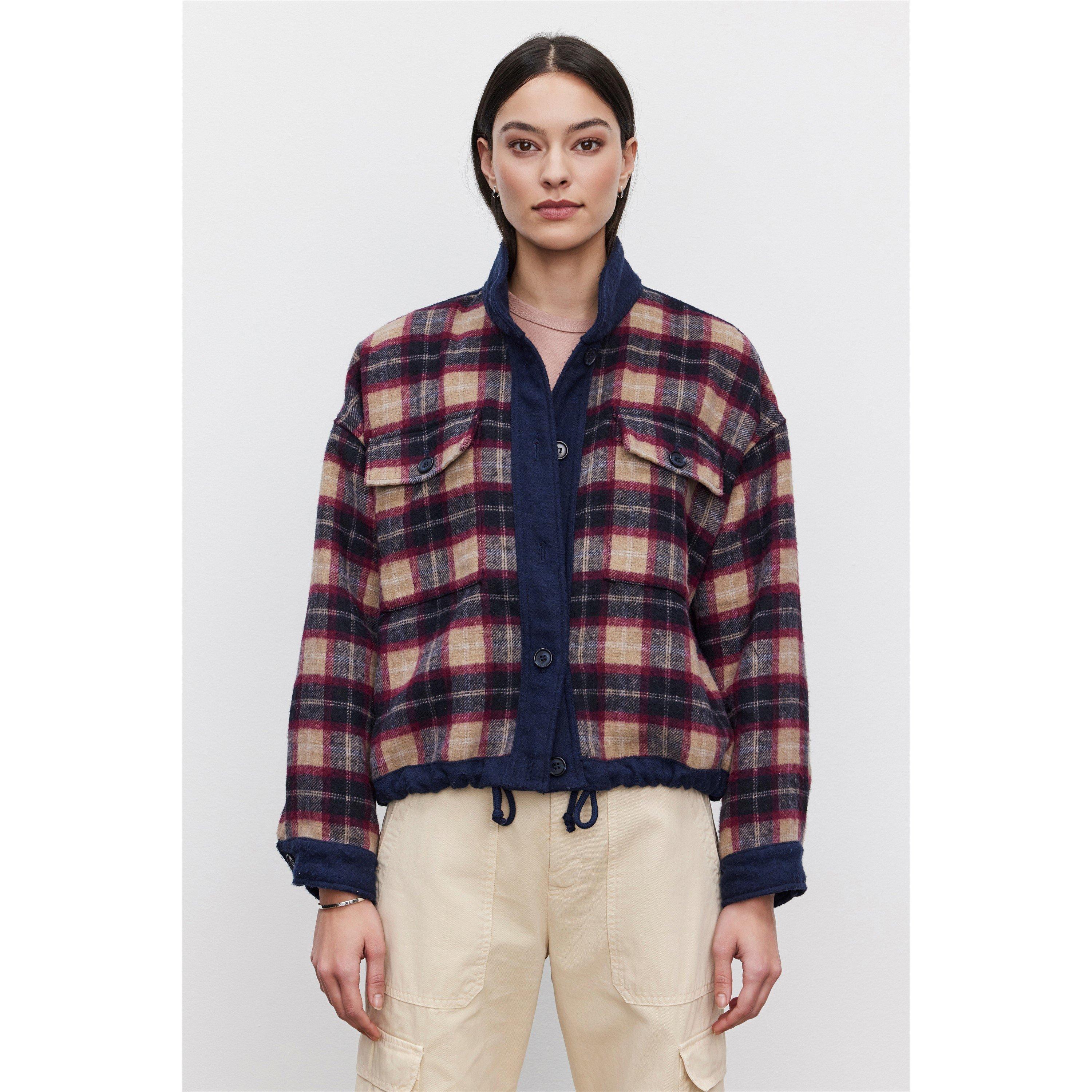 Plaid - Velvet by Graham and Spencer - Women's Weather-Resistant Adjustable Parka - 3