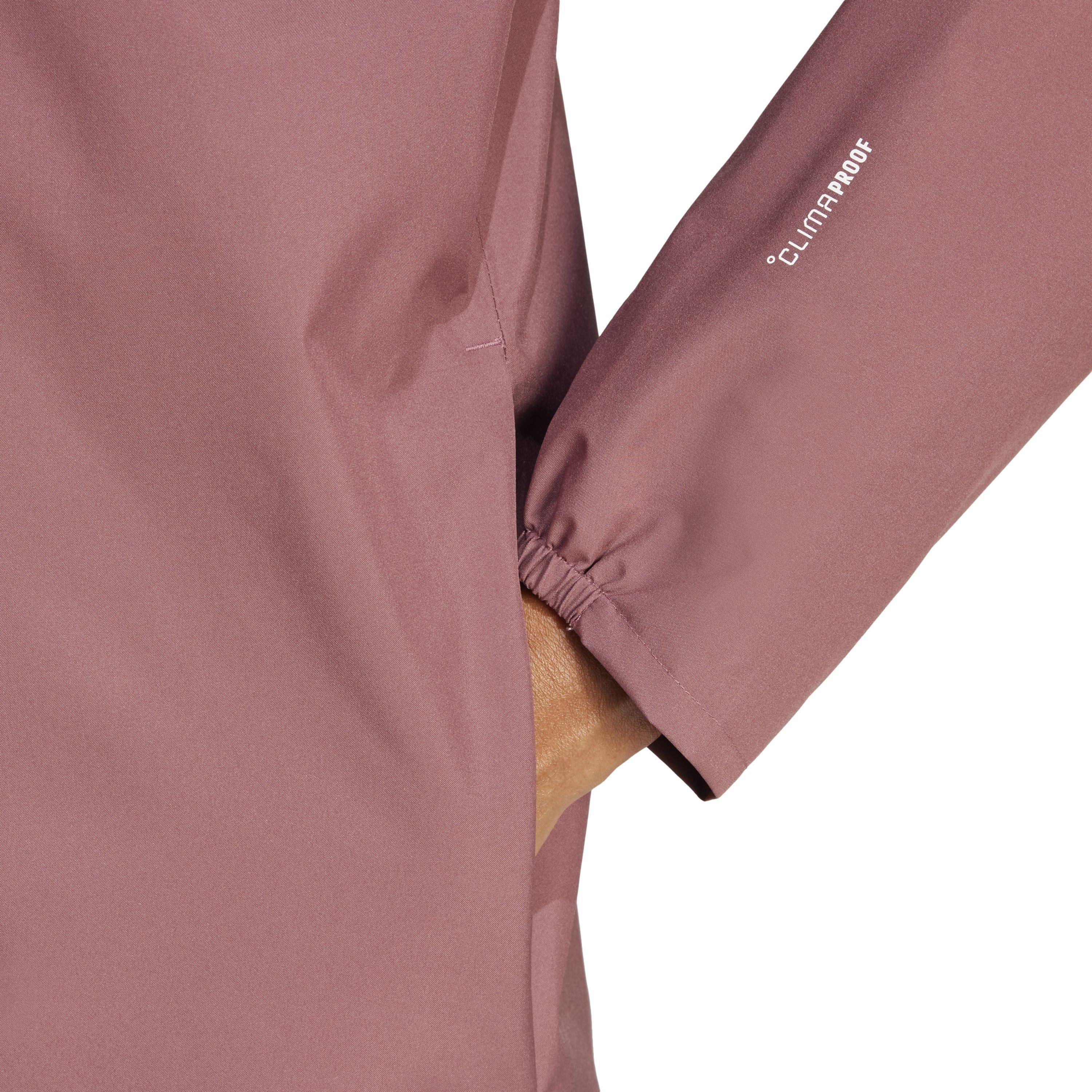 Quiet Crimson - adidas - Multi Essentials 2L Rain Jacket Womens - 5