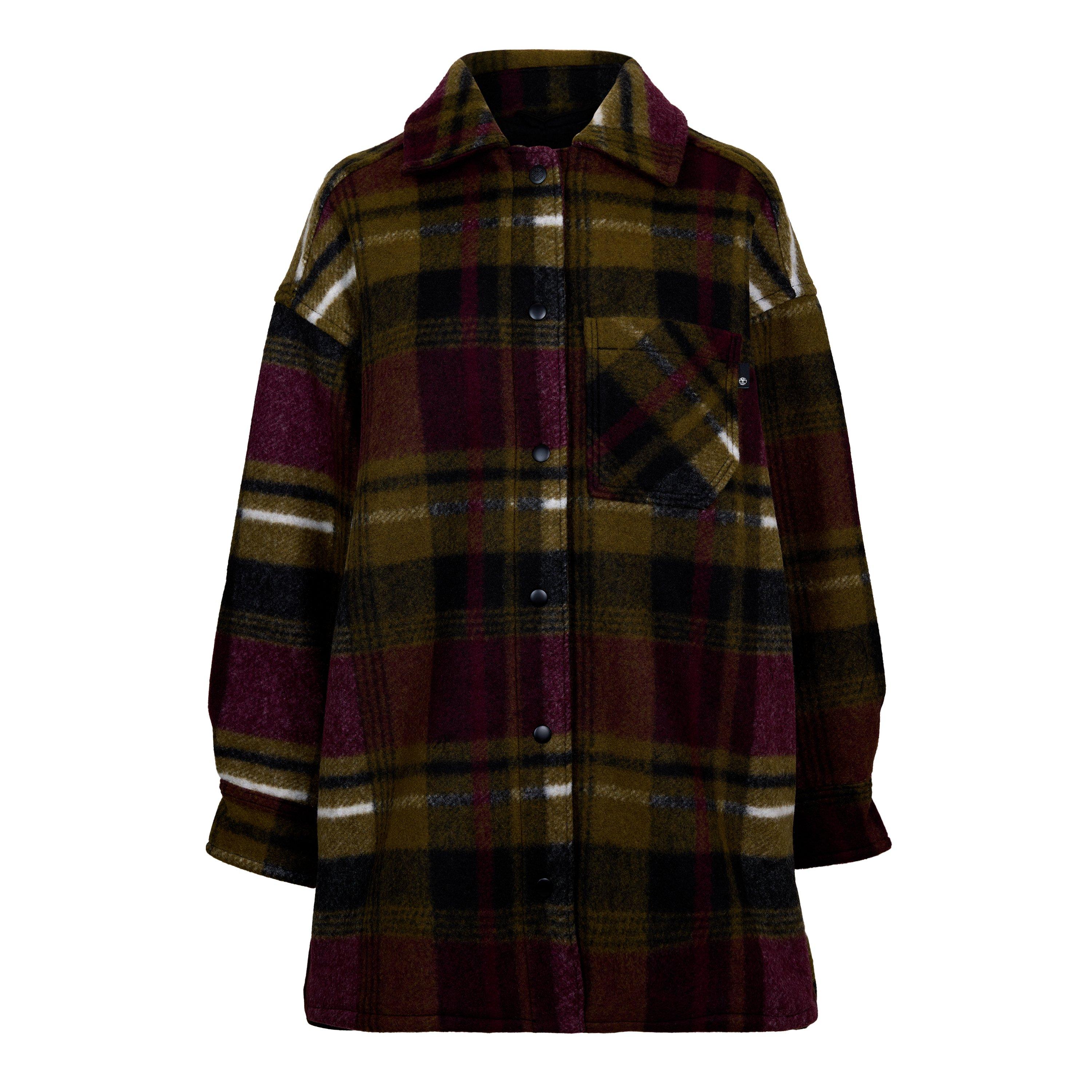 Port Royale - Timberland - Women's Wool Shirt Coat Rain Anorak - 1