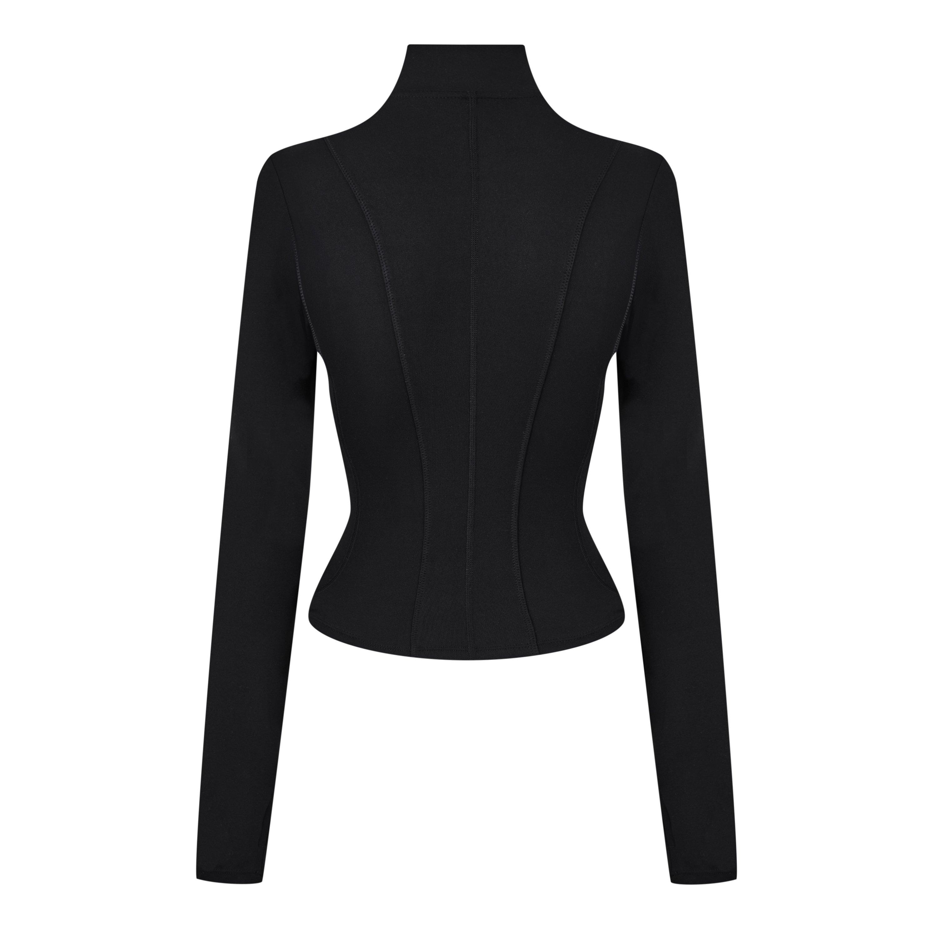 Black - PE Nation - Women's Breakthrough Long Sleeve Slim Fit Performance Training Jacket - 9