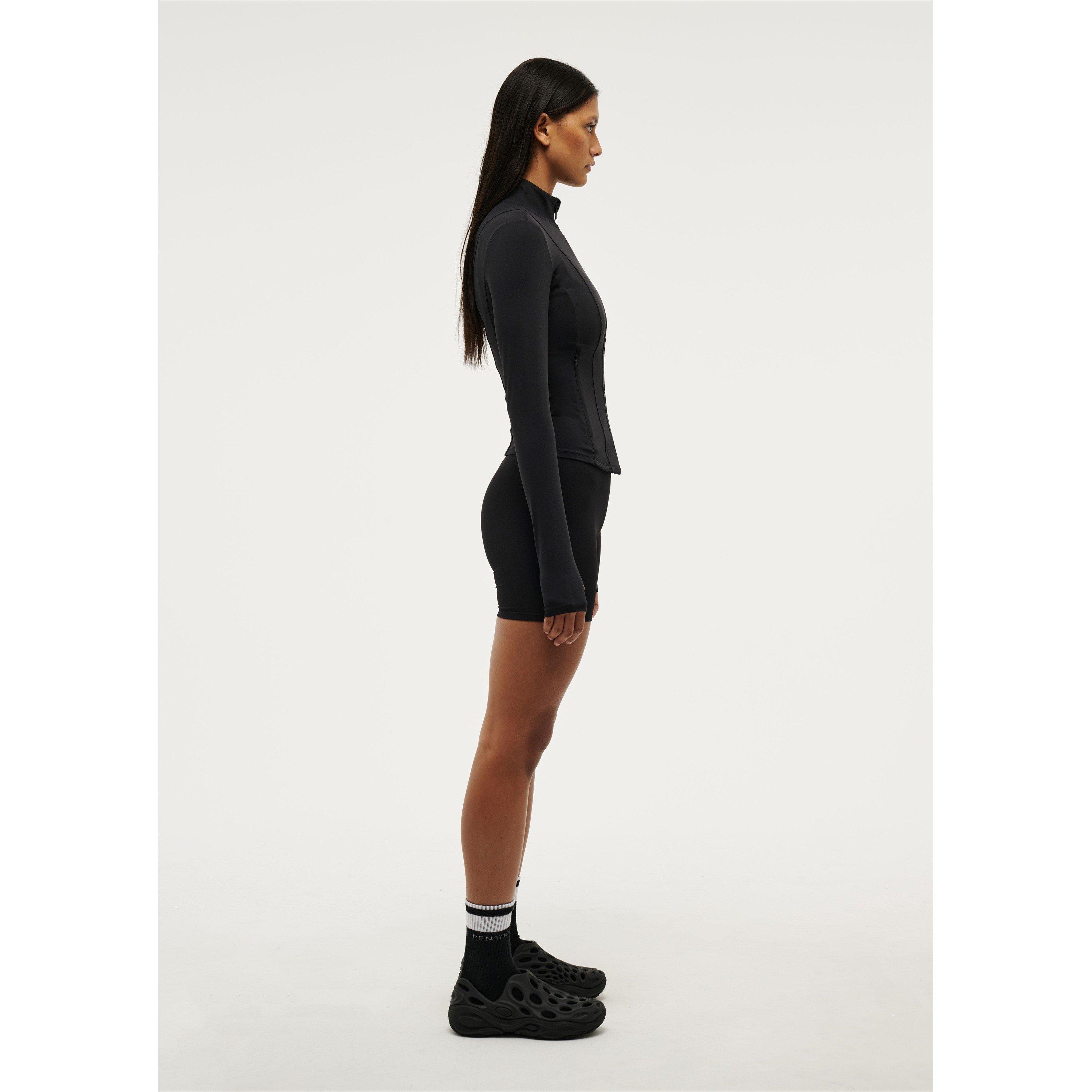 Black - PE Nation - Women's Breakthrough Long Sleeve Slim Fit Performance Training Jacket - 3