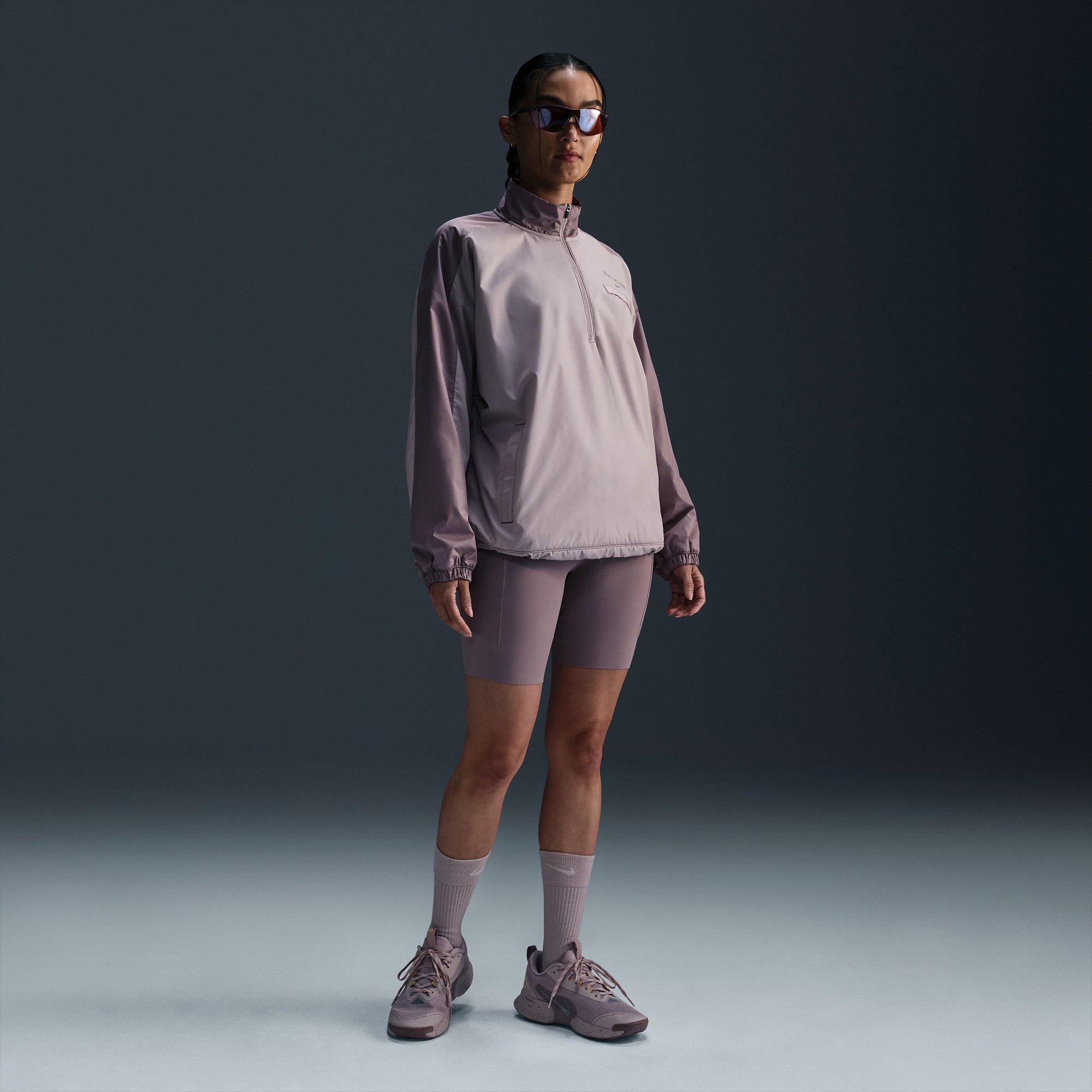 Platinum/Violet - Nike - Womens Running Jacket - 2