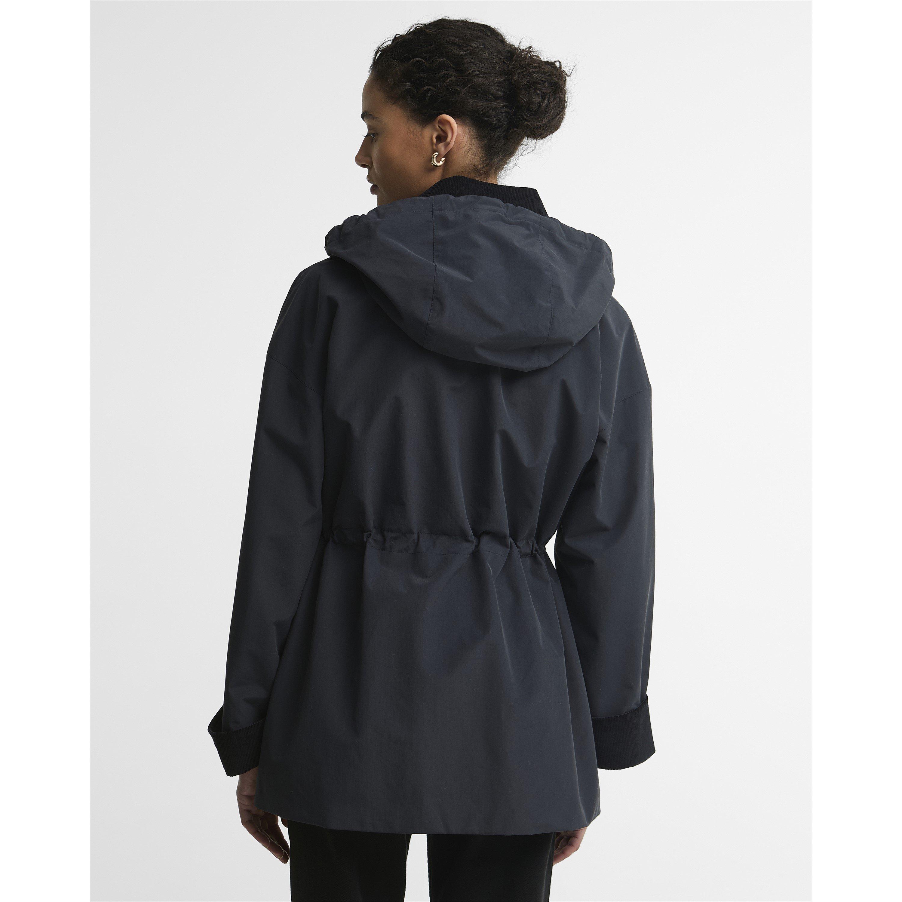 Navy/Birchwood - Barbour - Women's Evelyn Barbour Modern Heritage Oversized-Fit Anorak - 3