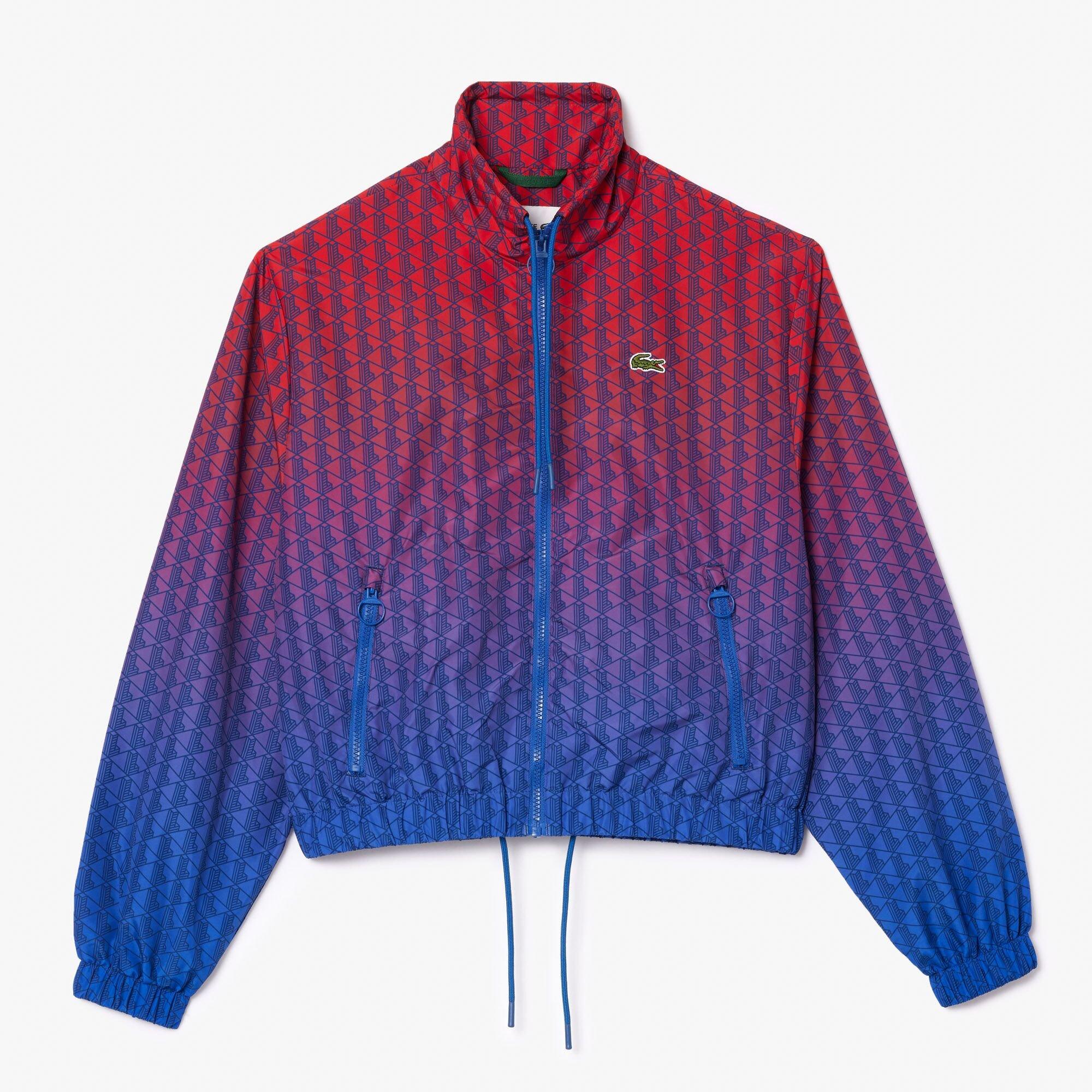 Lacoste Women's Blouson Rain Anorak - Red/Cobalt - 14 (42)