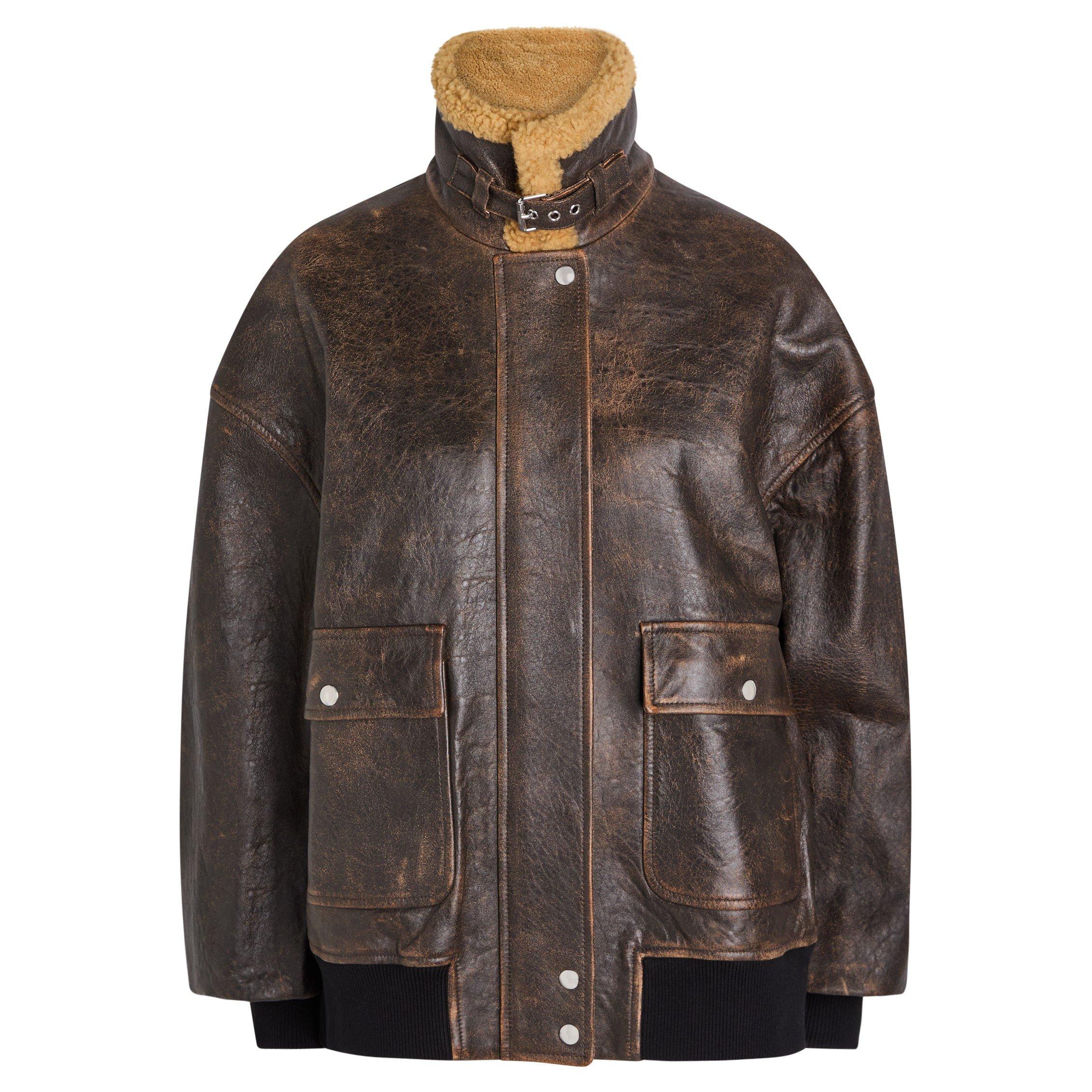 DARK BROWN - Khaite - SANDOR JACKET