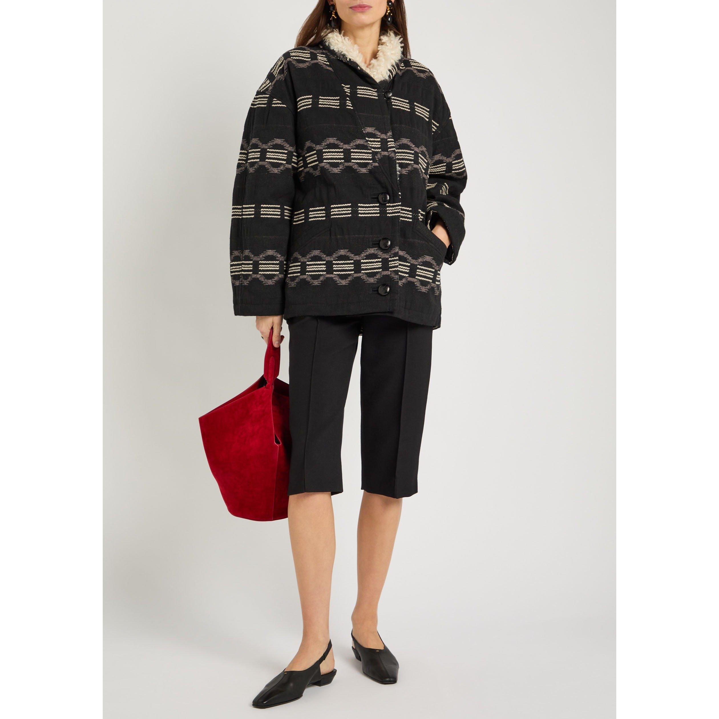 BLACK AND OTHER - Marant Etoile - Women's Qayla Cotton Overcoat - 5