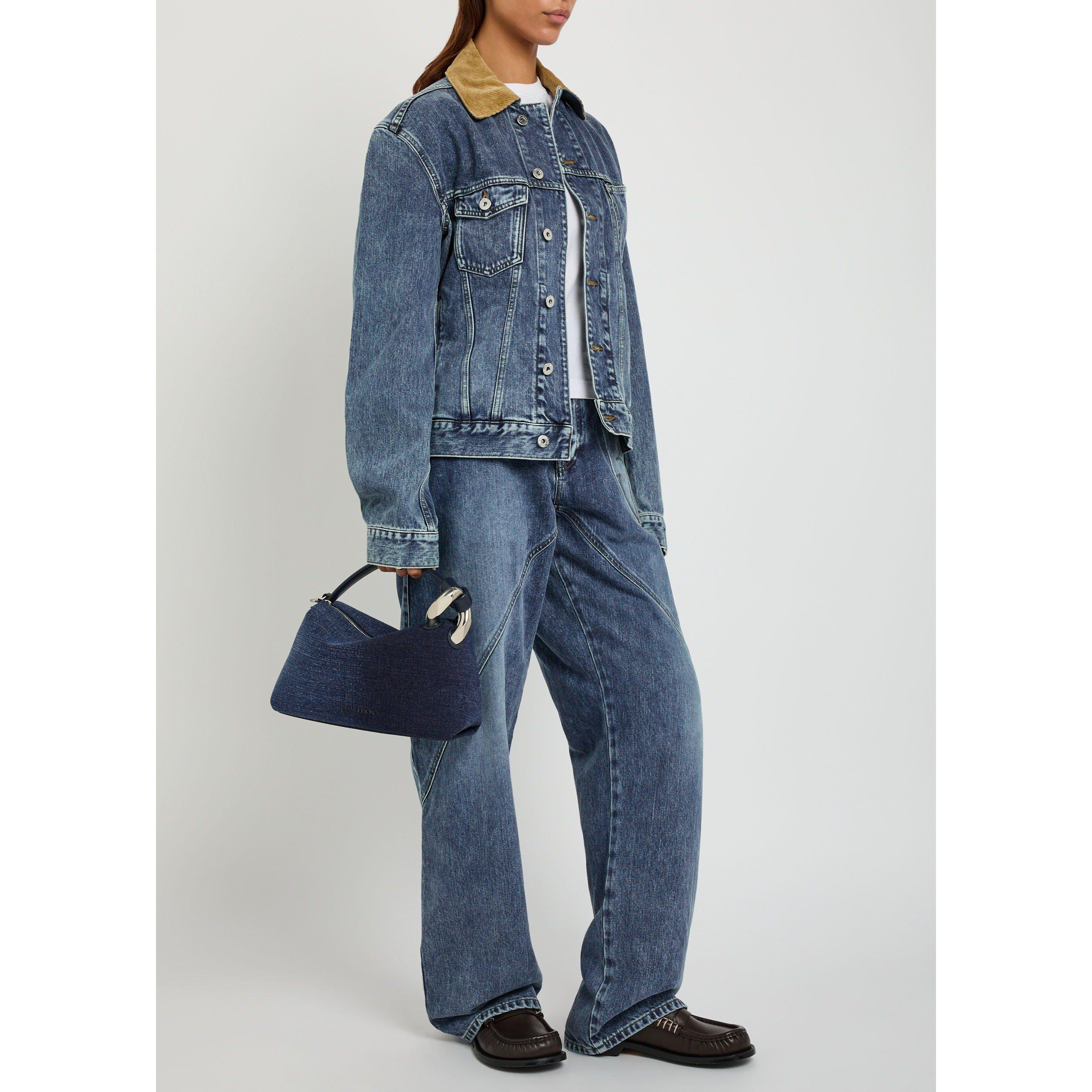 DENIM - JW Anderson - Women's Corduroy Collar Denim Jacket - 5