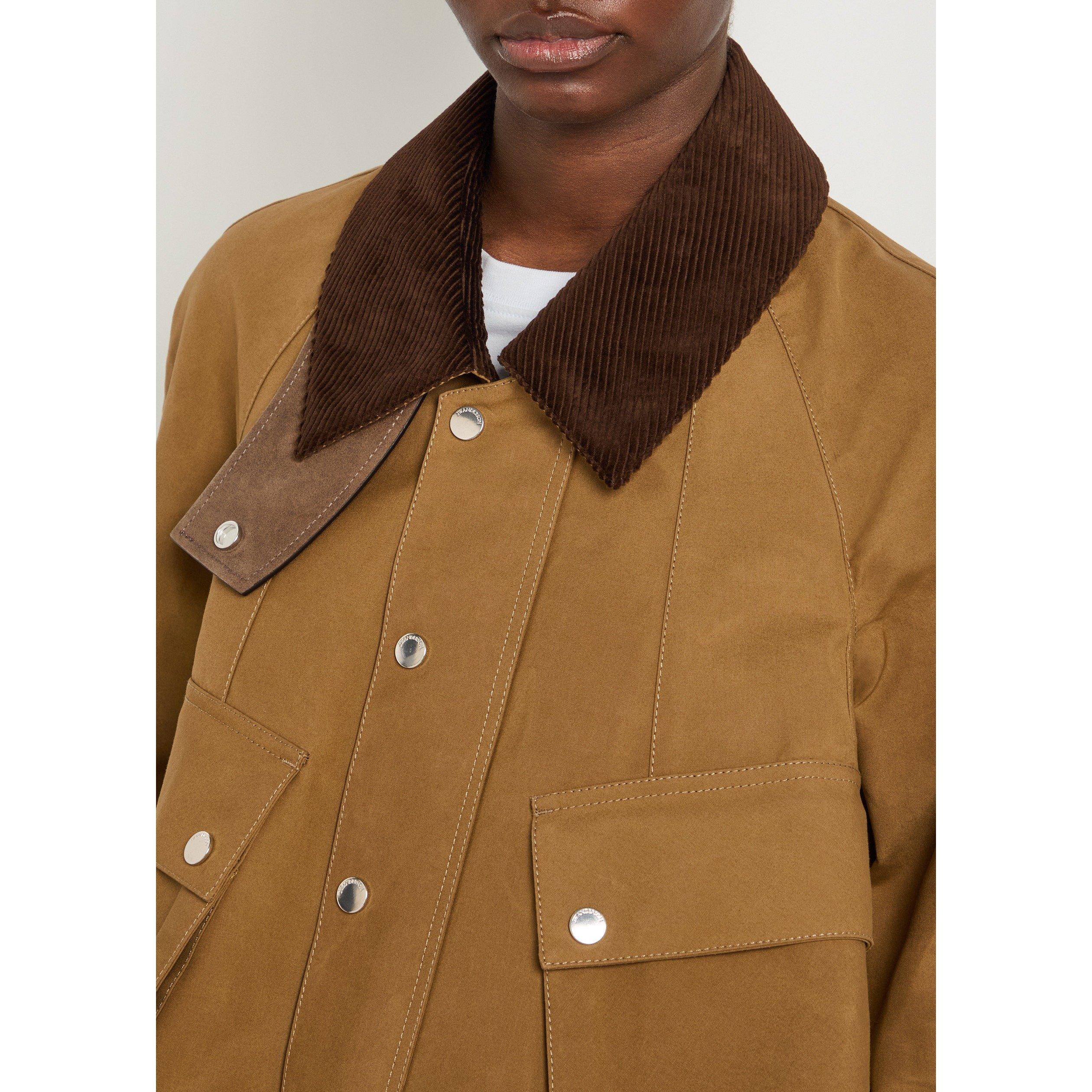 BROWN - JW Anderson - Women's Cotton Barn Jacket - 4