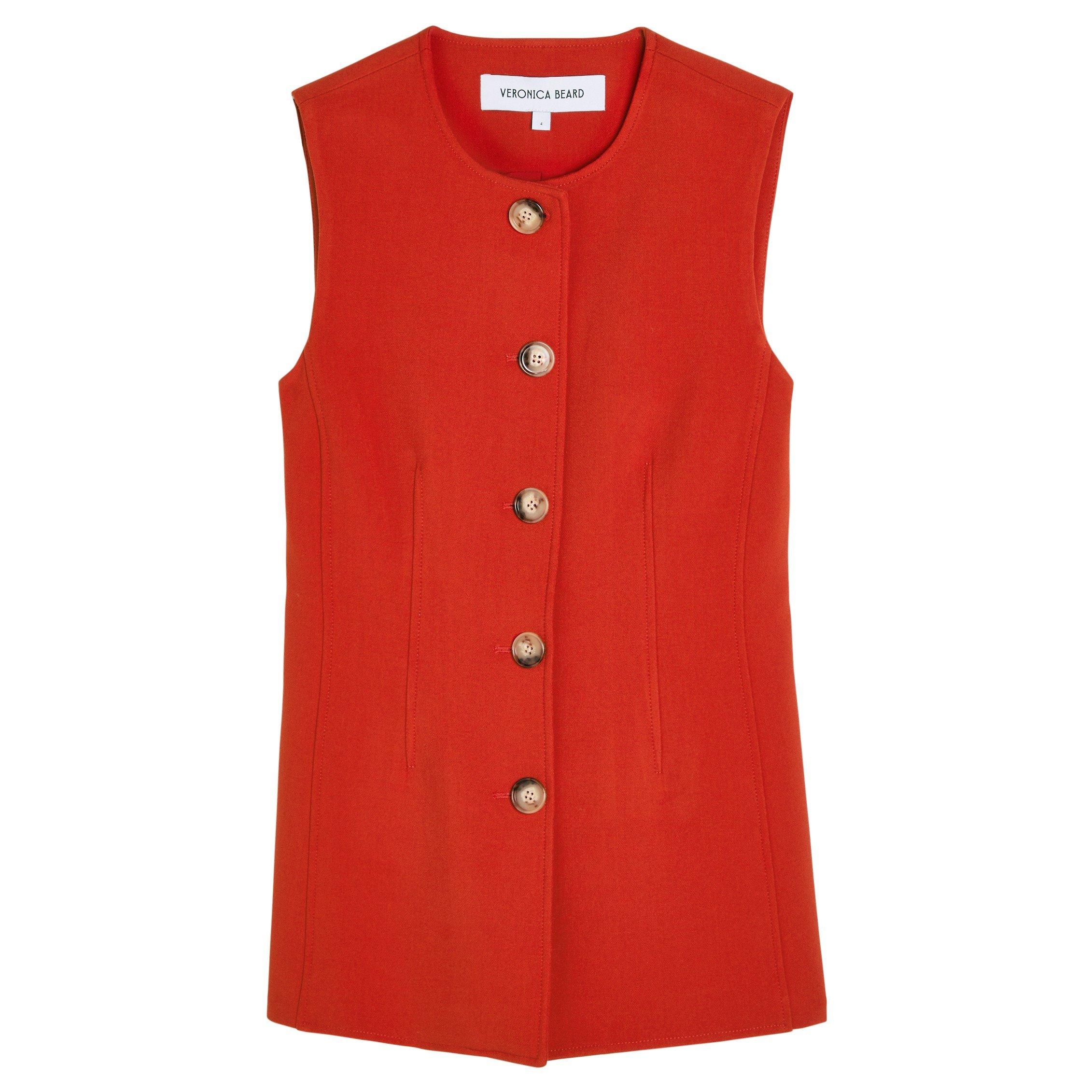 Veronica Beard T JESSUP BUTTON UP VEST