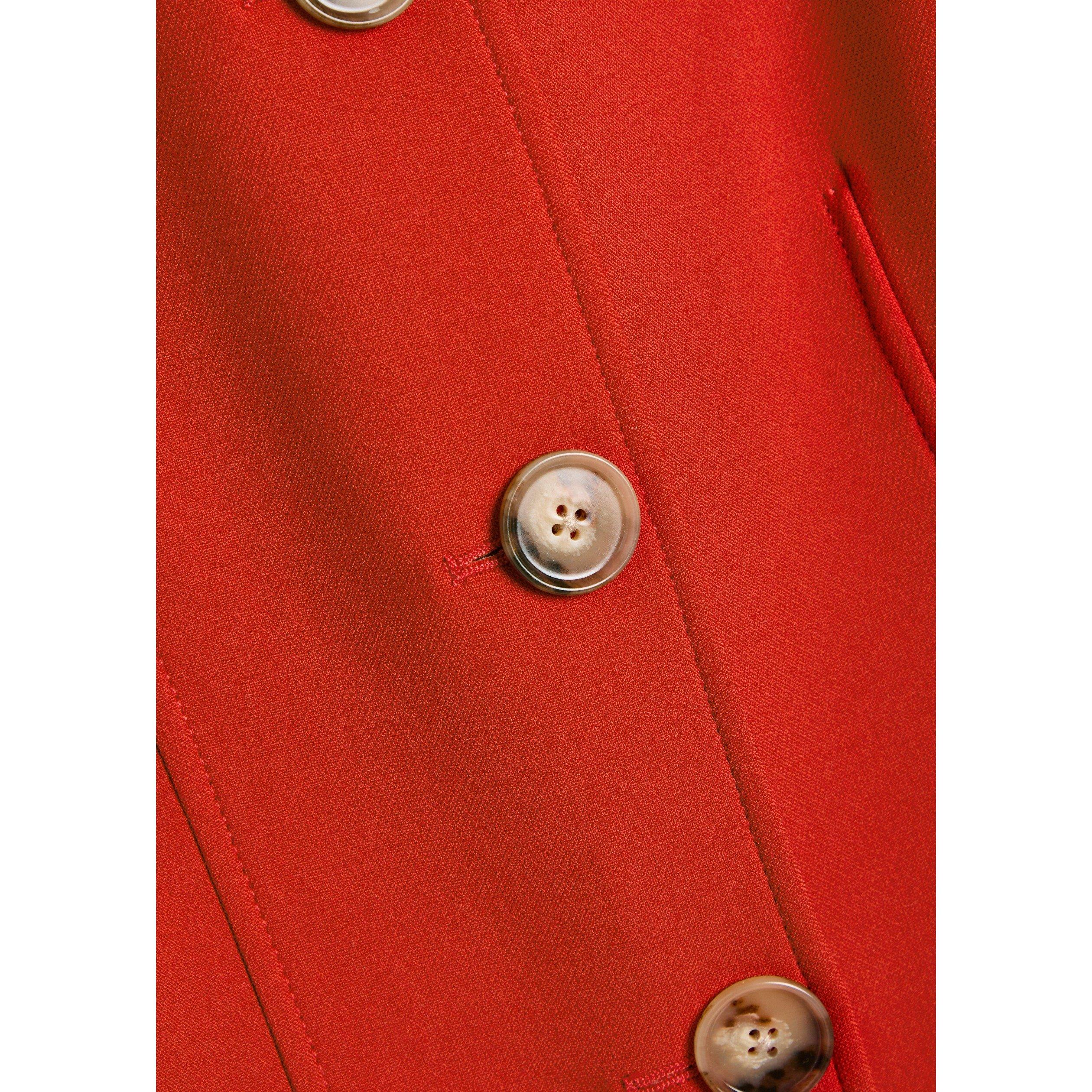 RED - Veronica Beard - Women's Jessup Button-Up Waistcoat - 4