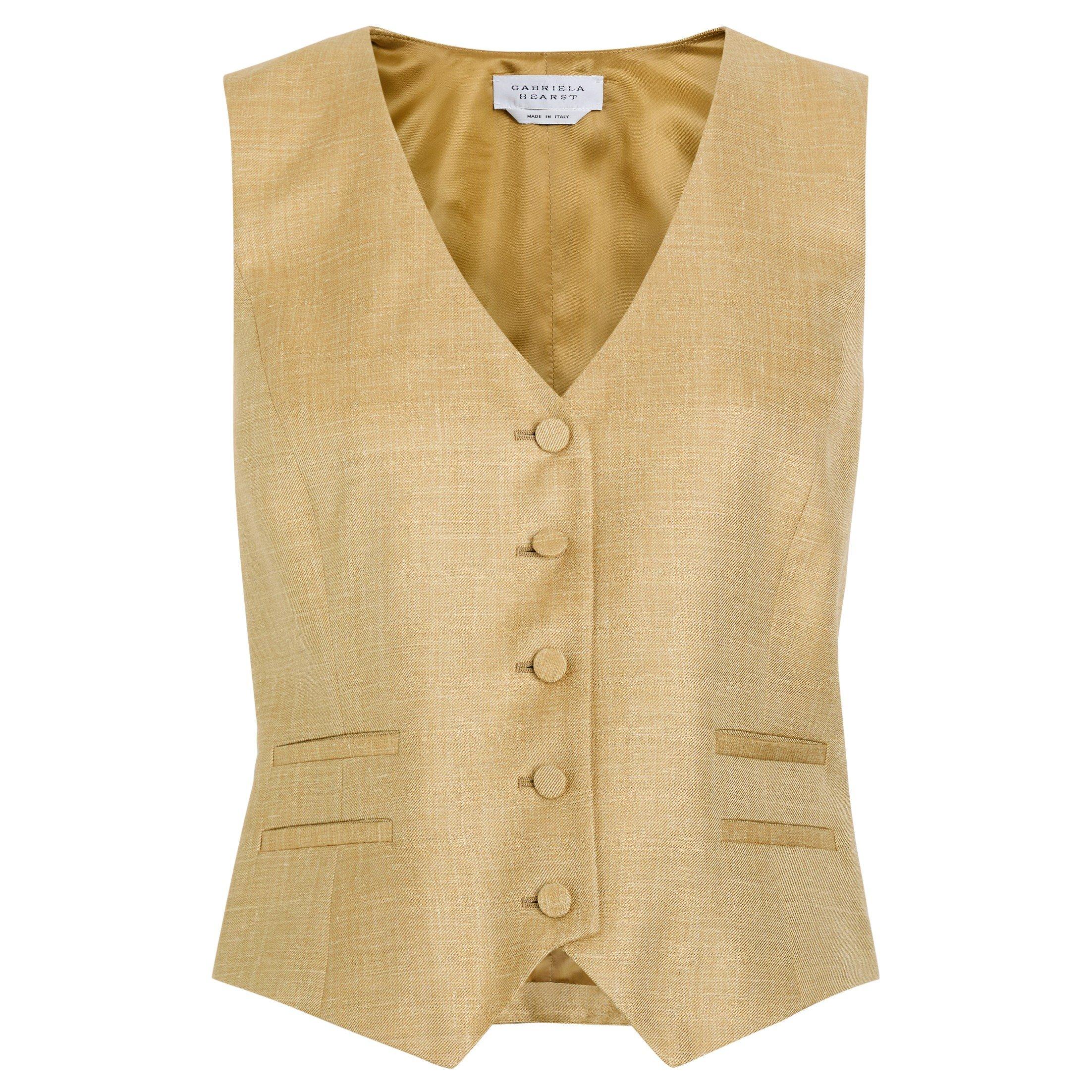 BEIGE - Gabriela Hearst - Women's Coleridge Wool Waistcoat - 1