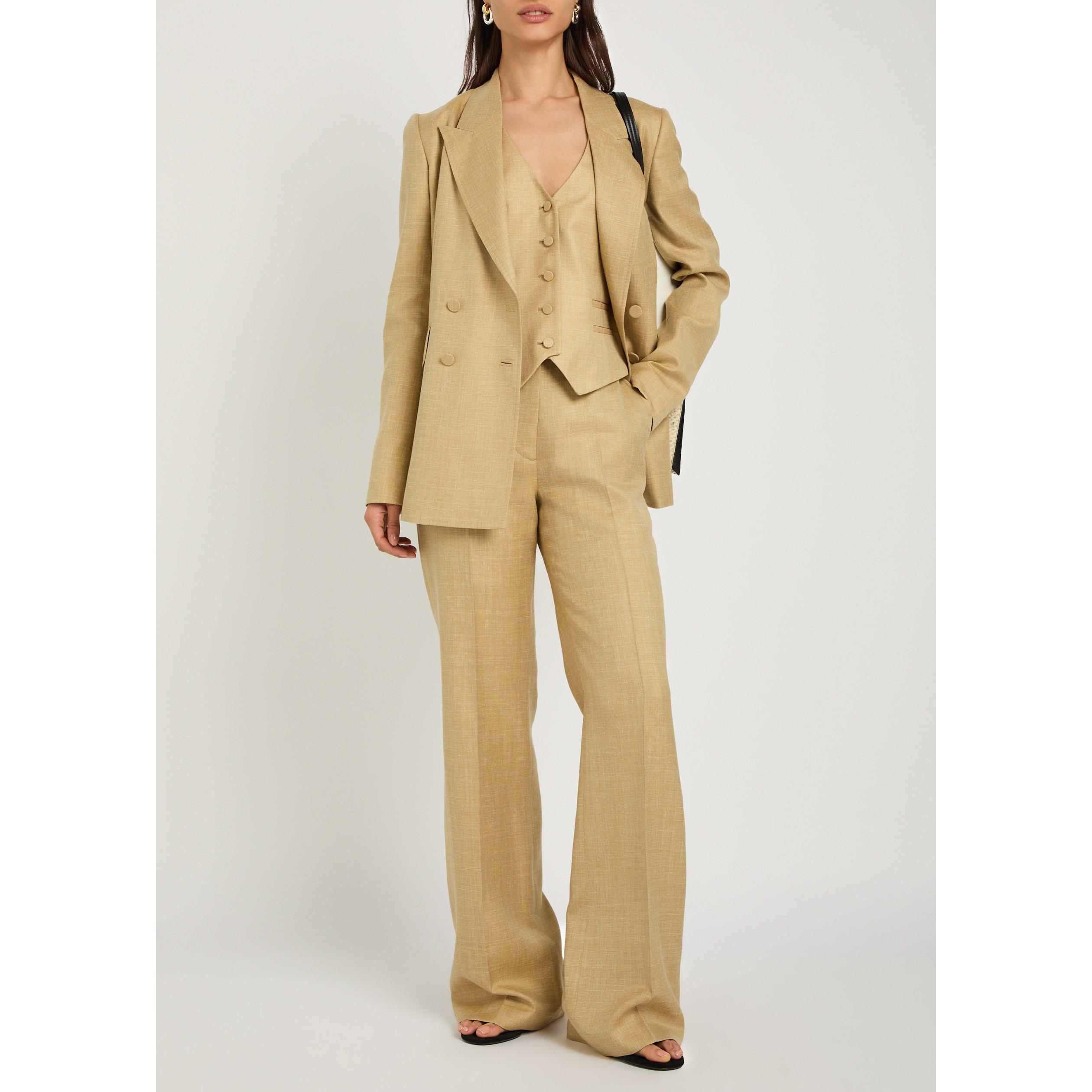 BEIGE - Gabriela Hearst - Women's Coleridge Wool Waistcoat - 5