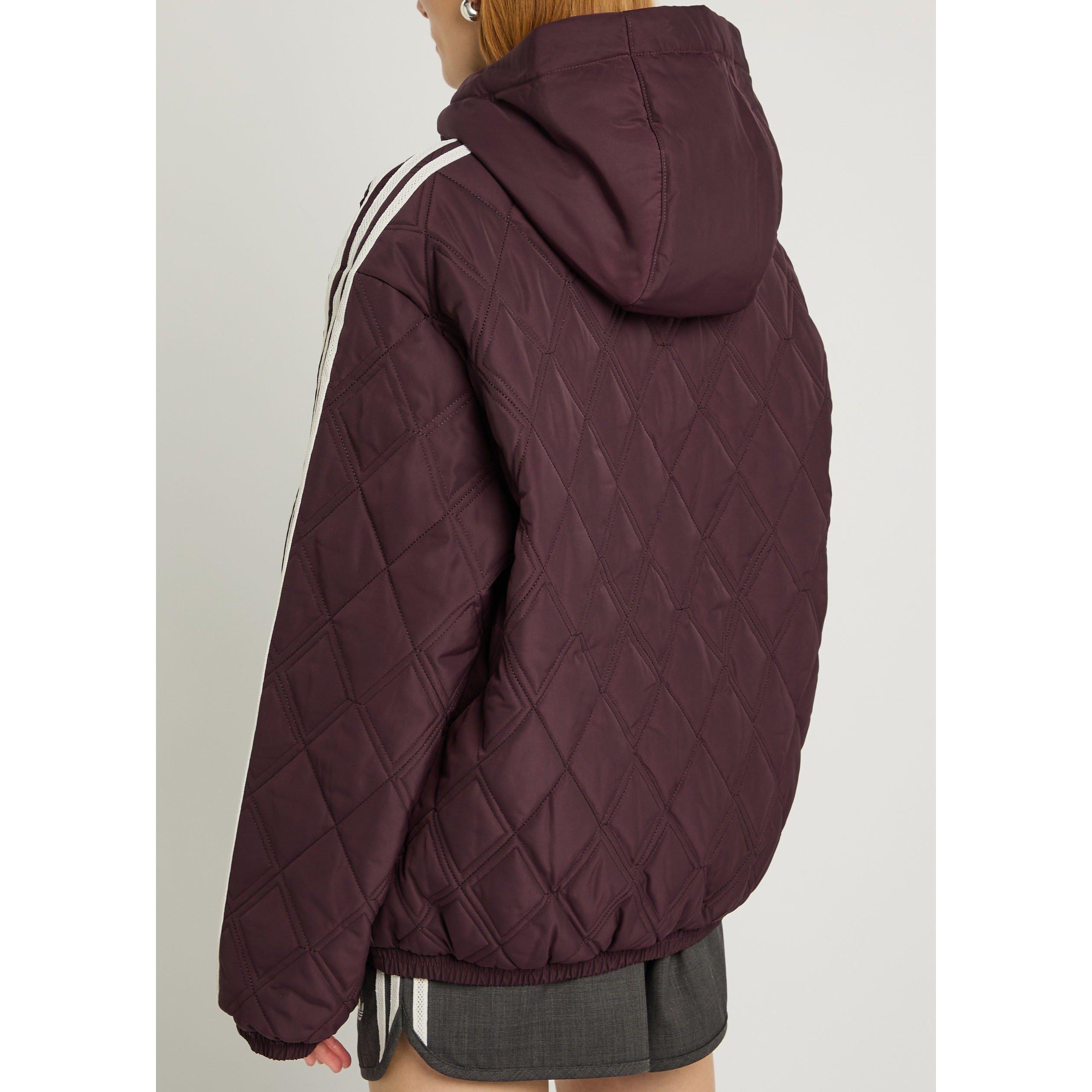 MAROON - adidas Originals - J WB QUILTED JKT - 3