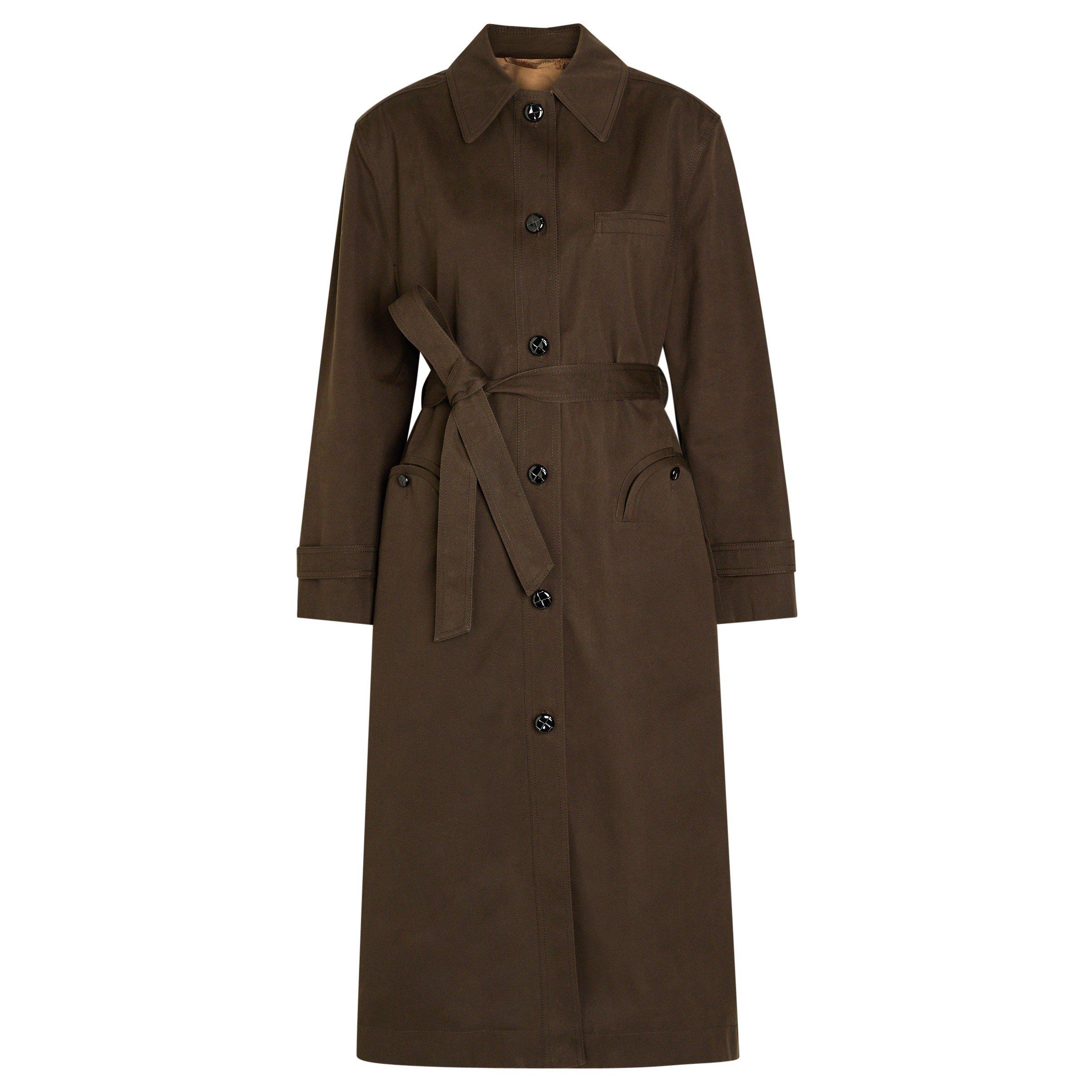 DARK BROWN - Blaze Milano - C VAGRANT BASOTO TRENCH COAT - 1