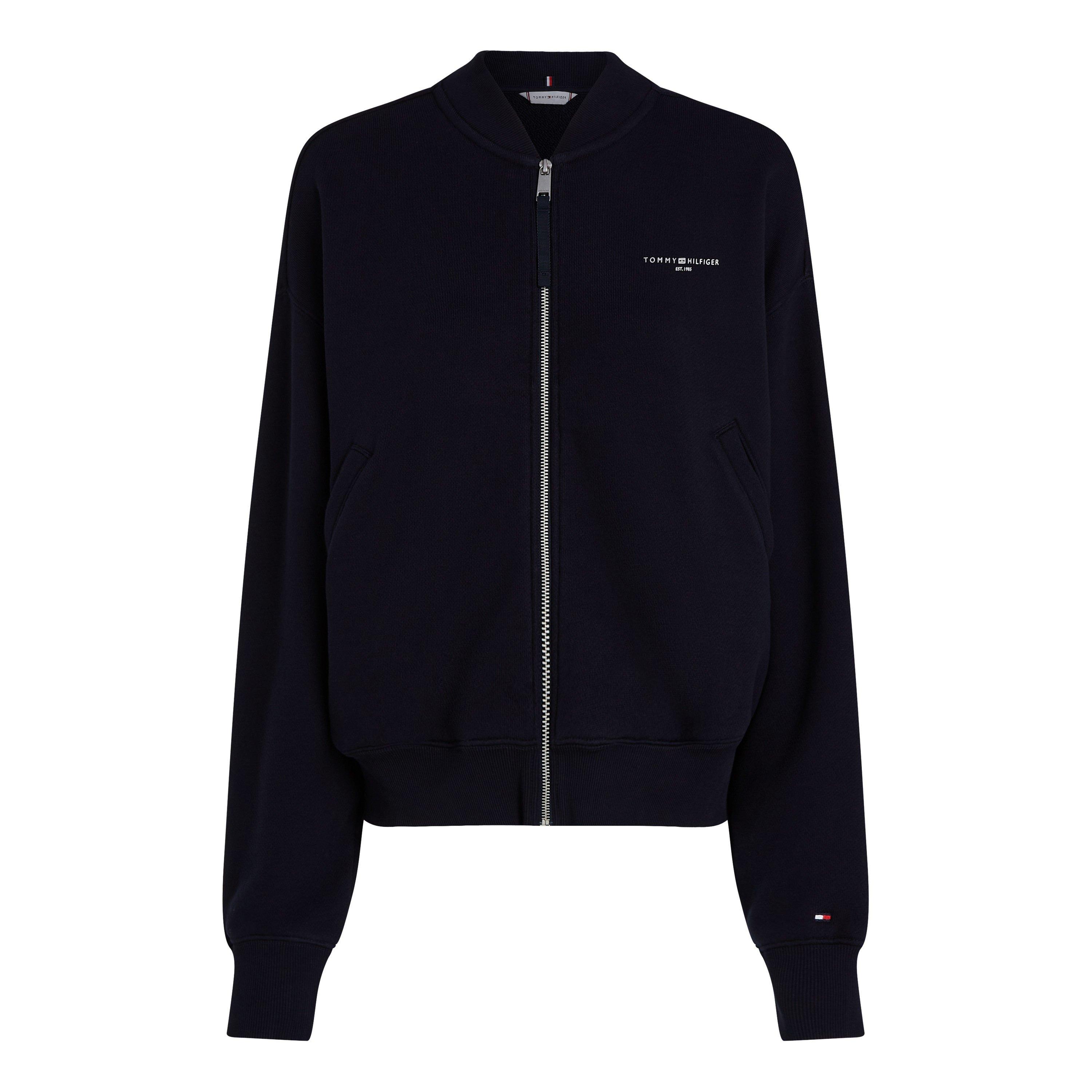 Desert Sky - Tommy Hilfiger - Women's Cropped Cotton Bomber Jacket - 5