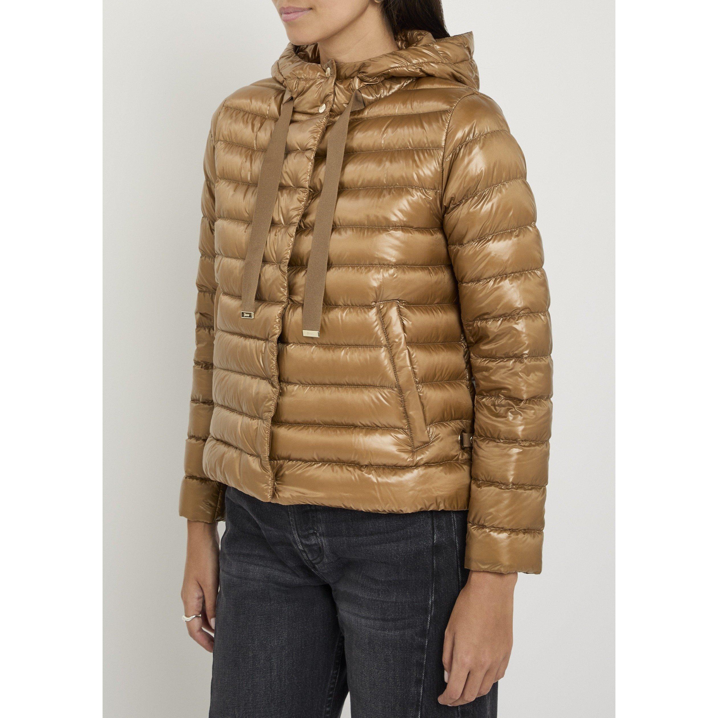 CAMEL - Herno - Women's Ultralite Down Slim-Fit Short Puffer Jacket - 2