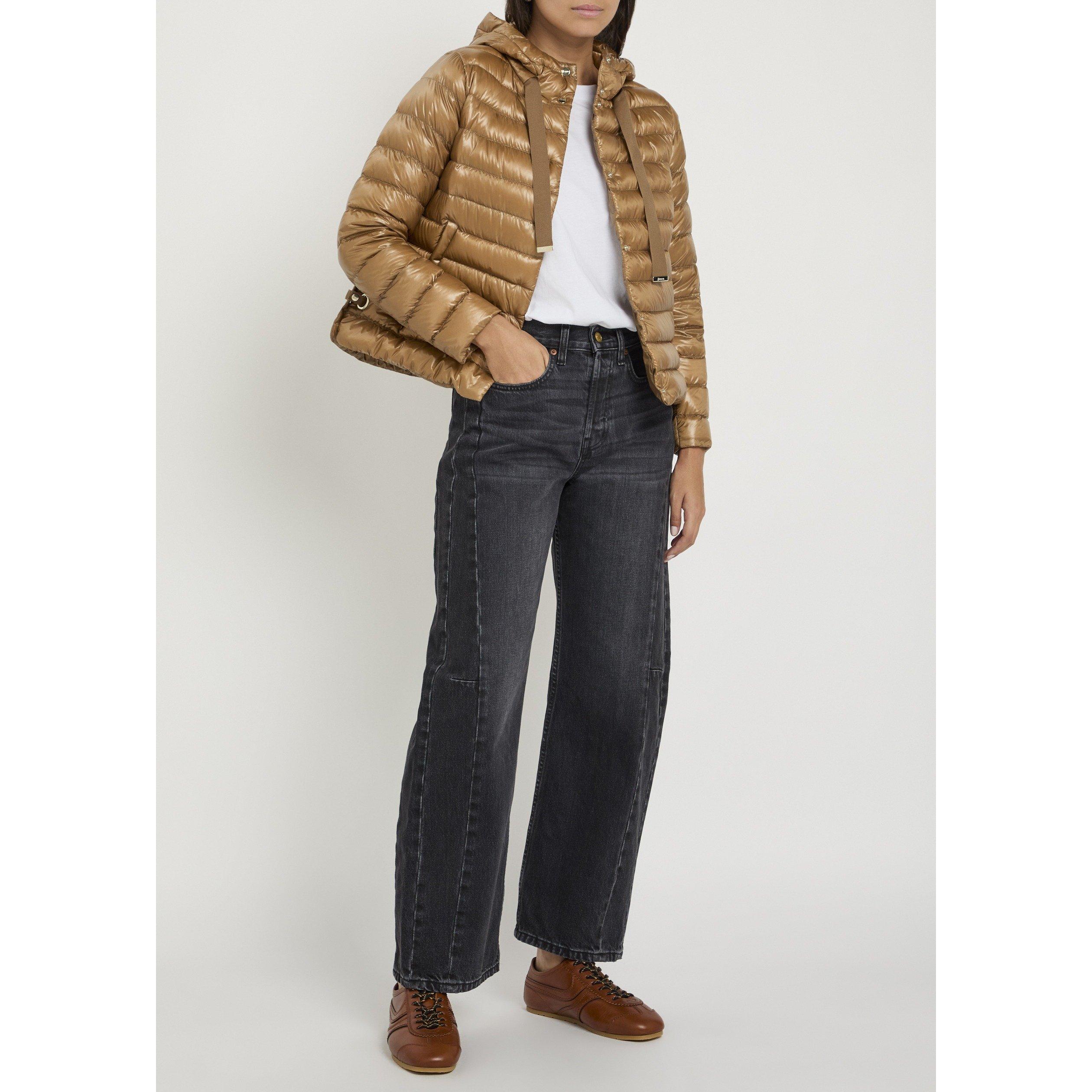 CAMEL - Herno - Women's Ultralite Down Slim-Fit Short Puffer Jacket - 5