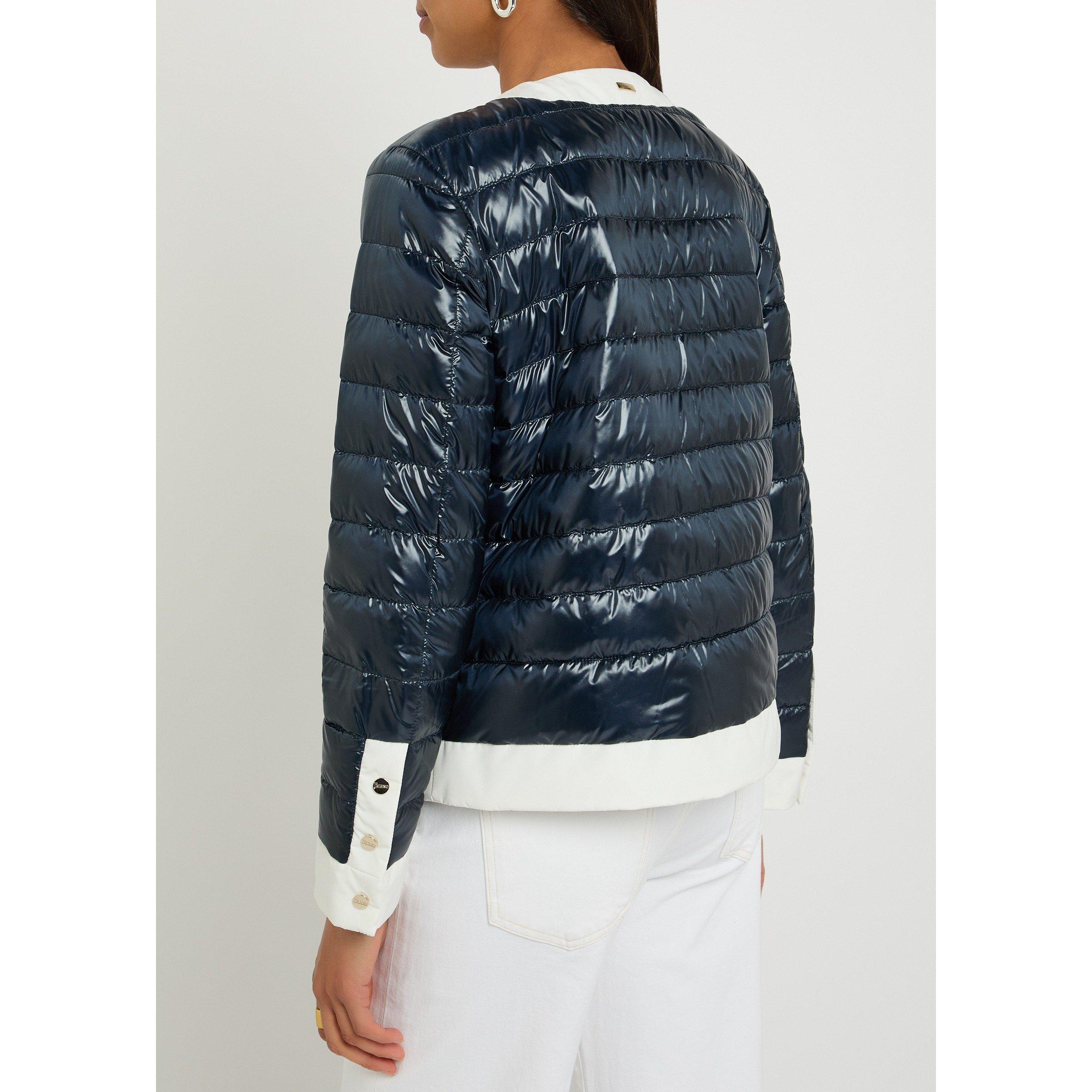 BLUE - Herno - J LS CONTRAST PUFFER - 3