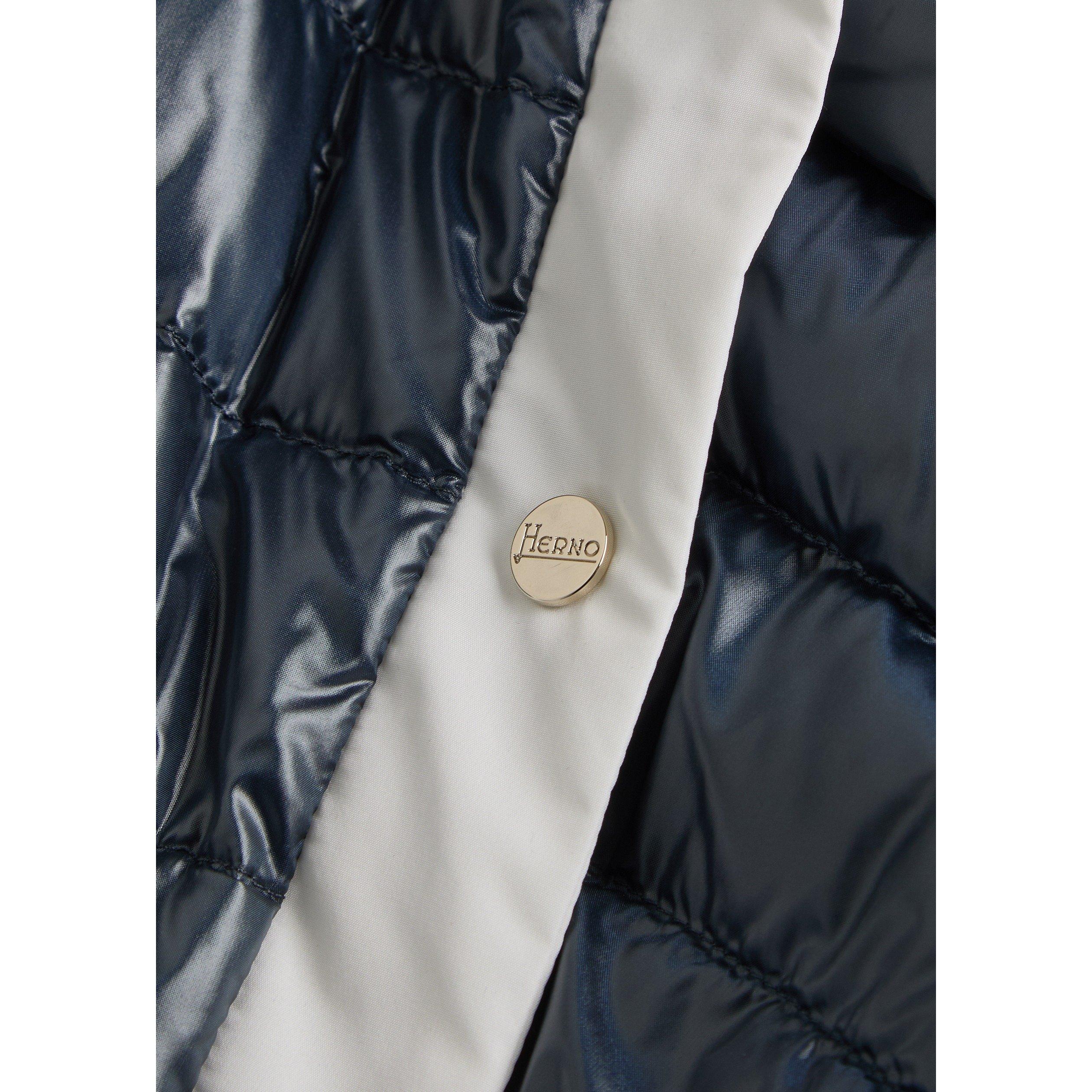 BLUE - Herno - J LS CONTRAST PUFFER - 4