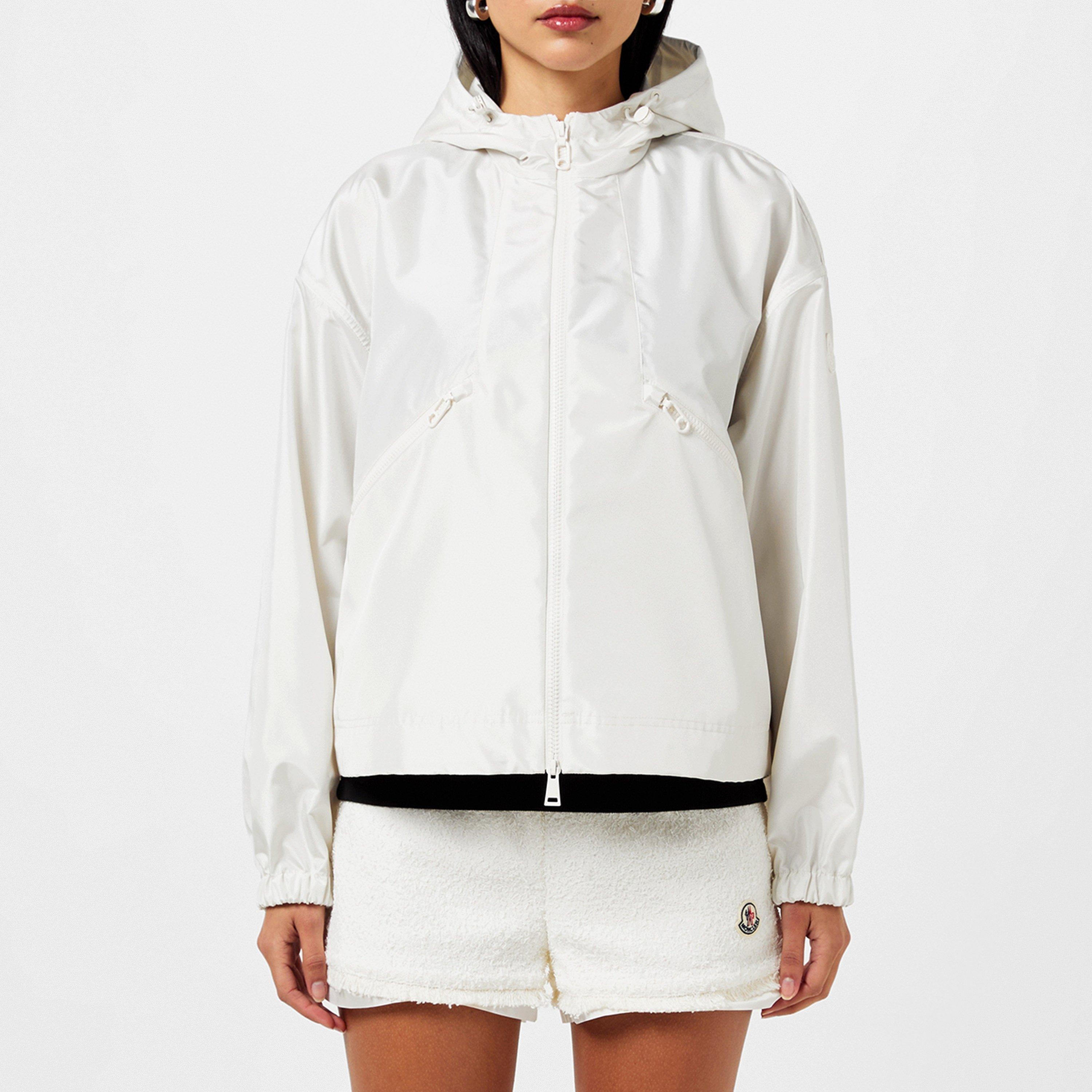 White 034 - Moncler - Women's Marmace Hooded Long Sleeve Rain Anorak - 1