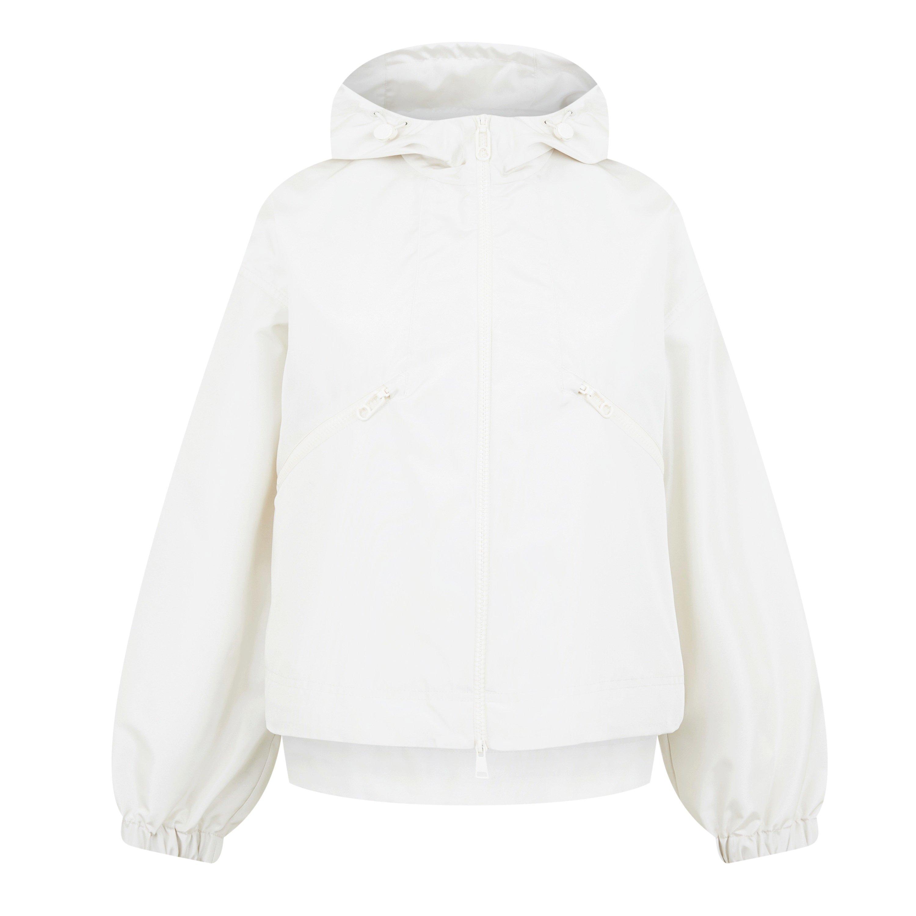 White 034 - Moncler - Women's Marmace Hooded Long Sleeve Rain Anorak - 5