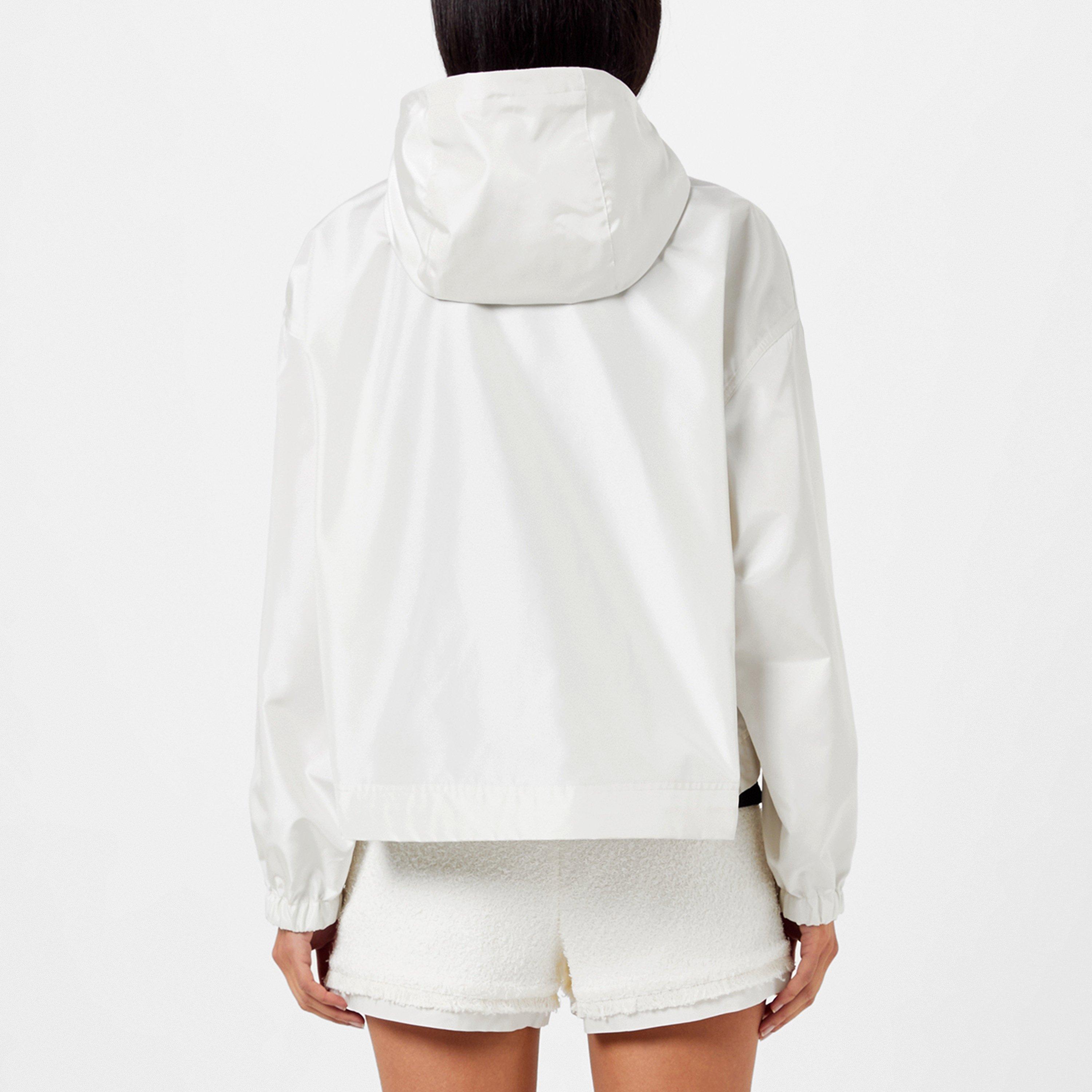 White 034 - Moncler - Women's Marmace Hooded Long Sleeve Rain Anorak - 3