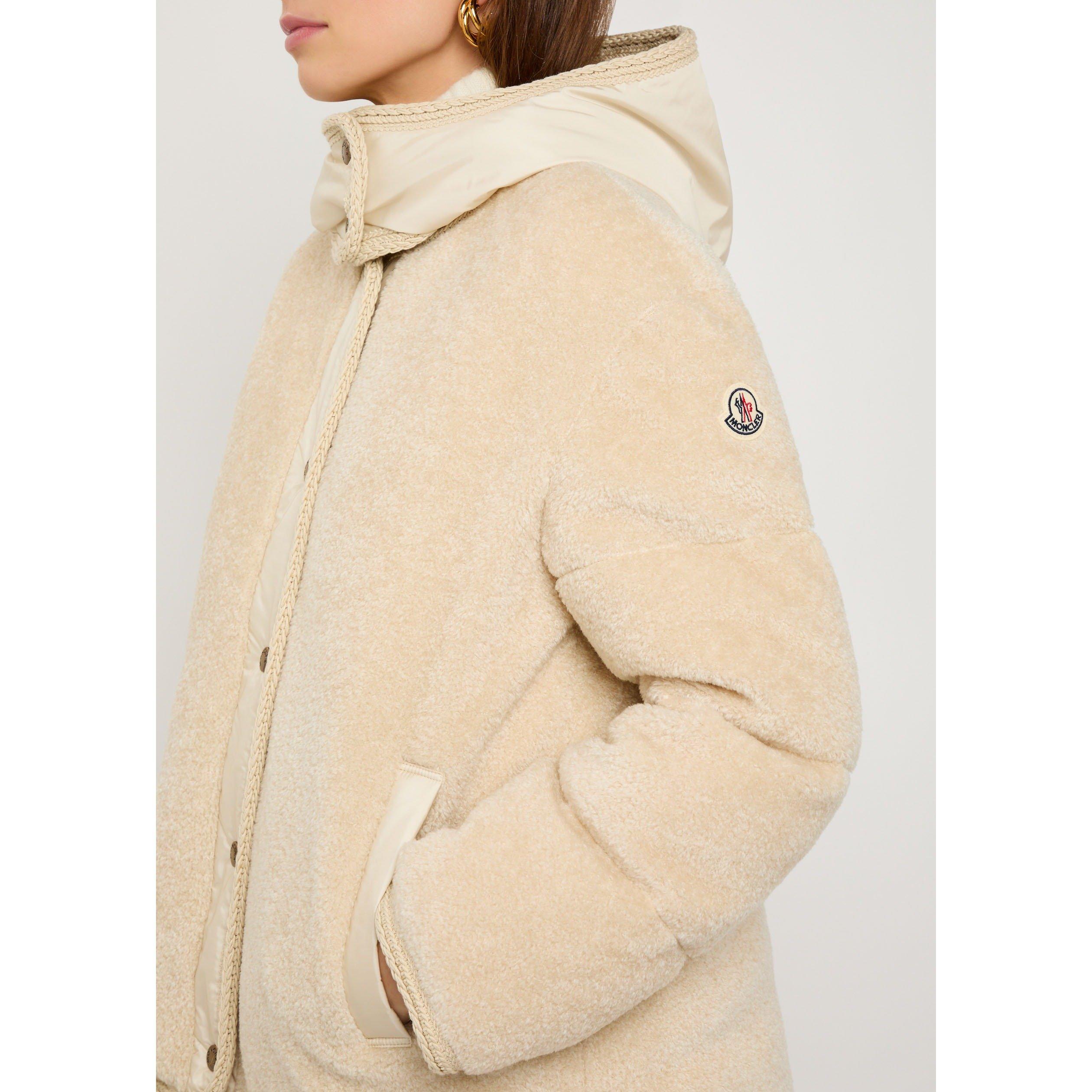 CREAM - Moncler - Women's Ciboulette Short Relaxed-Fit Parka - 4