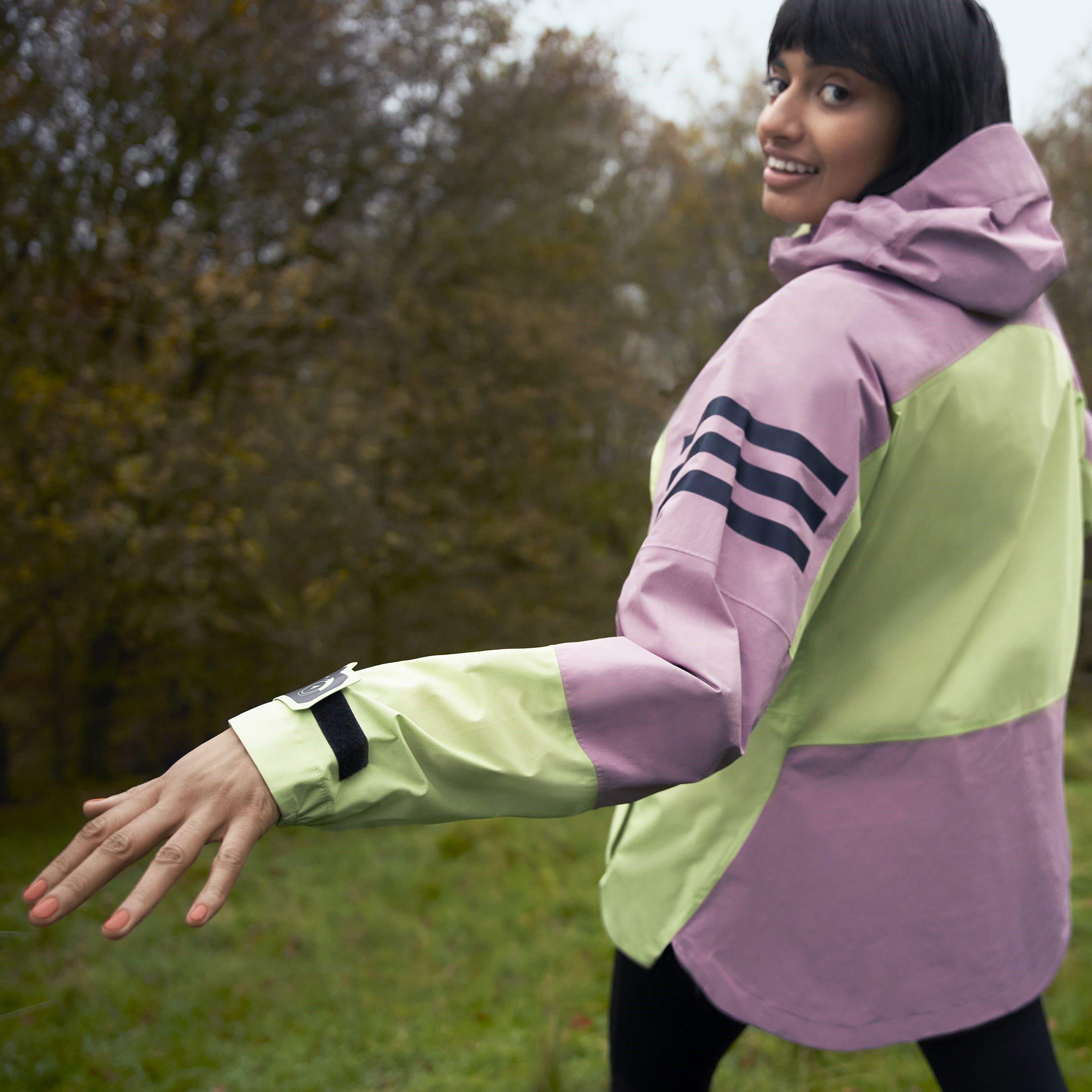 Pls Lm/Mgc M - adidas - TERREX XPLORIC RAIN.RDY HIKING JACKET Womens - 8