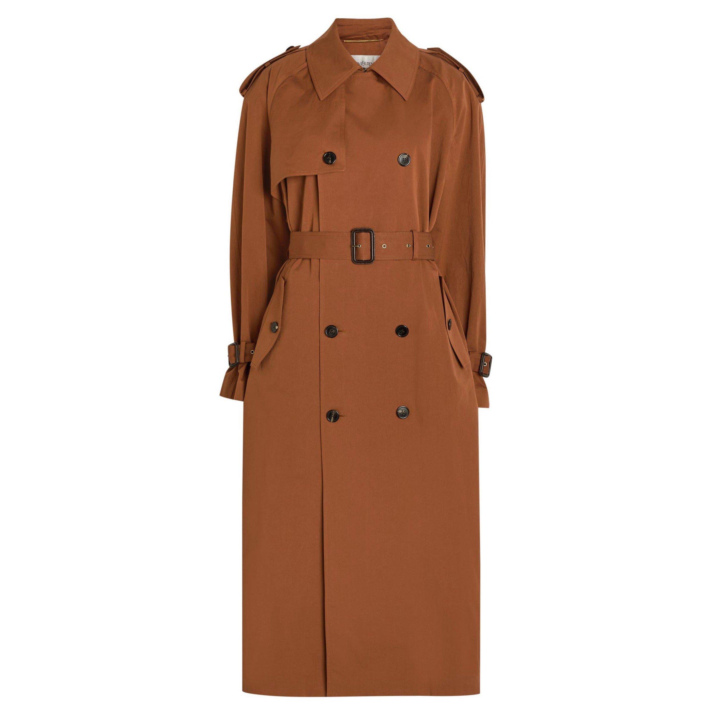 MOCA - Saint Laurent - Women's Cotton Trench Coat - 1