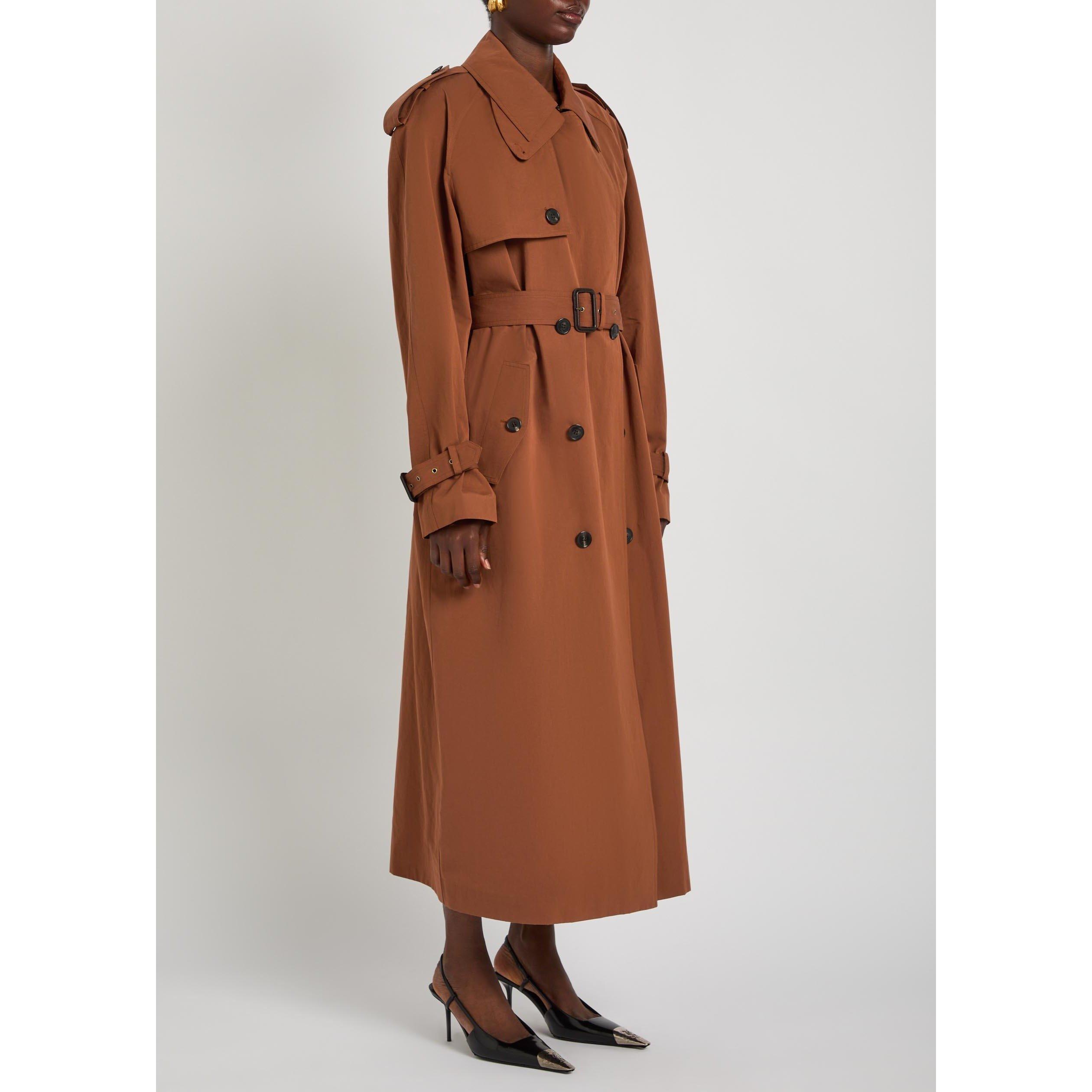 MOCA - Saint Laurent - Women's Cotton Trench Coat - 2