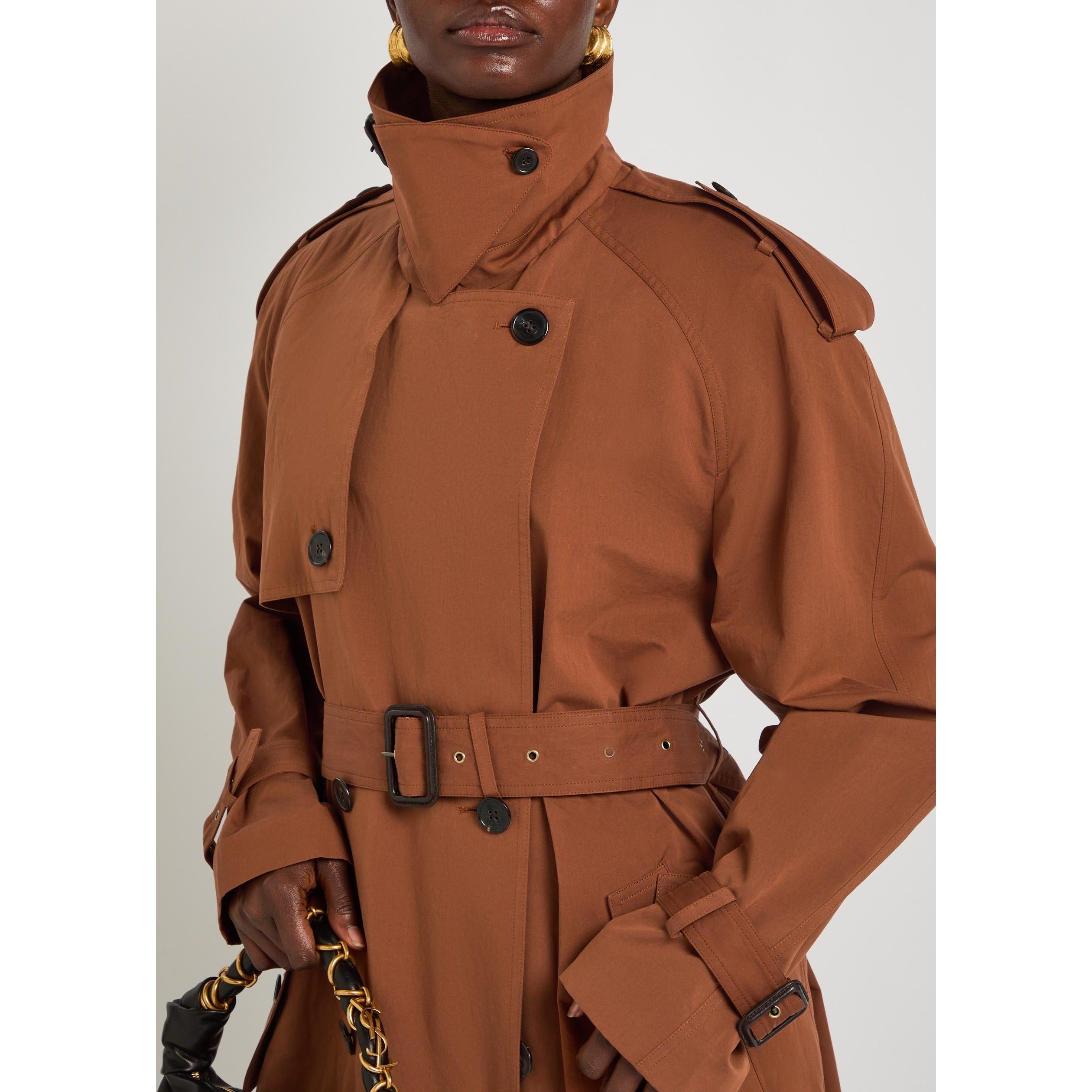 MOCA - Saint Laurent - Women's Cotton Trench Coat - 4