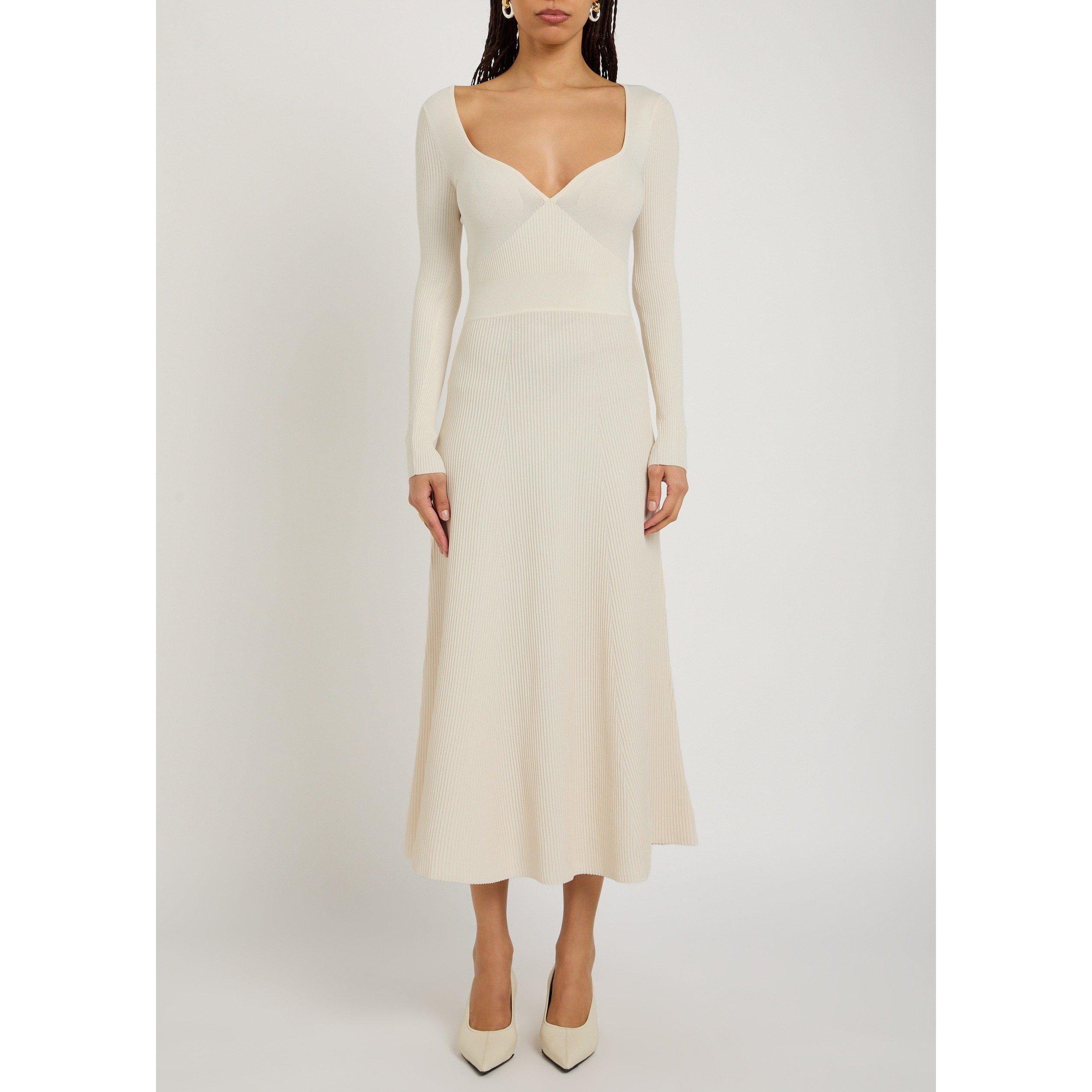 IVORY - Maria McManus - LD RIBBED BUSTIER LS DRESS - 2