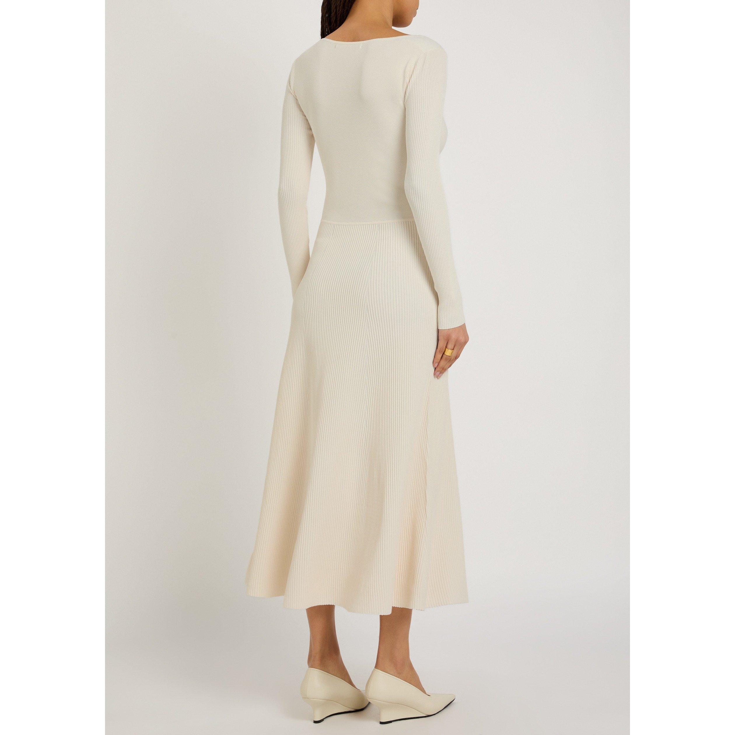 IVORY - Maria McManus - LD RIBBED BUSTIER LS DRESS - 3