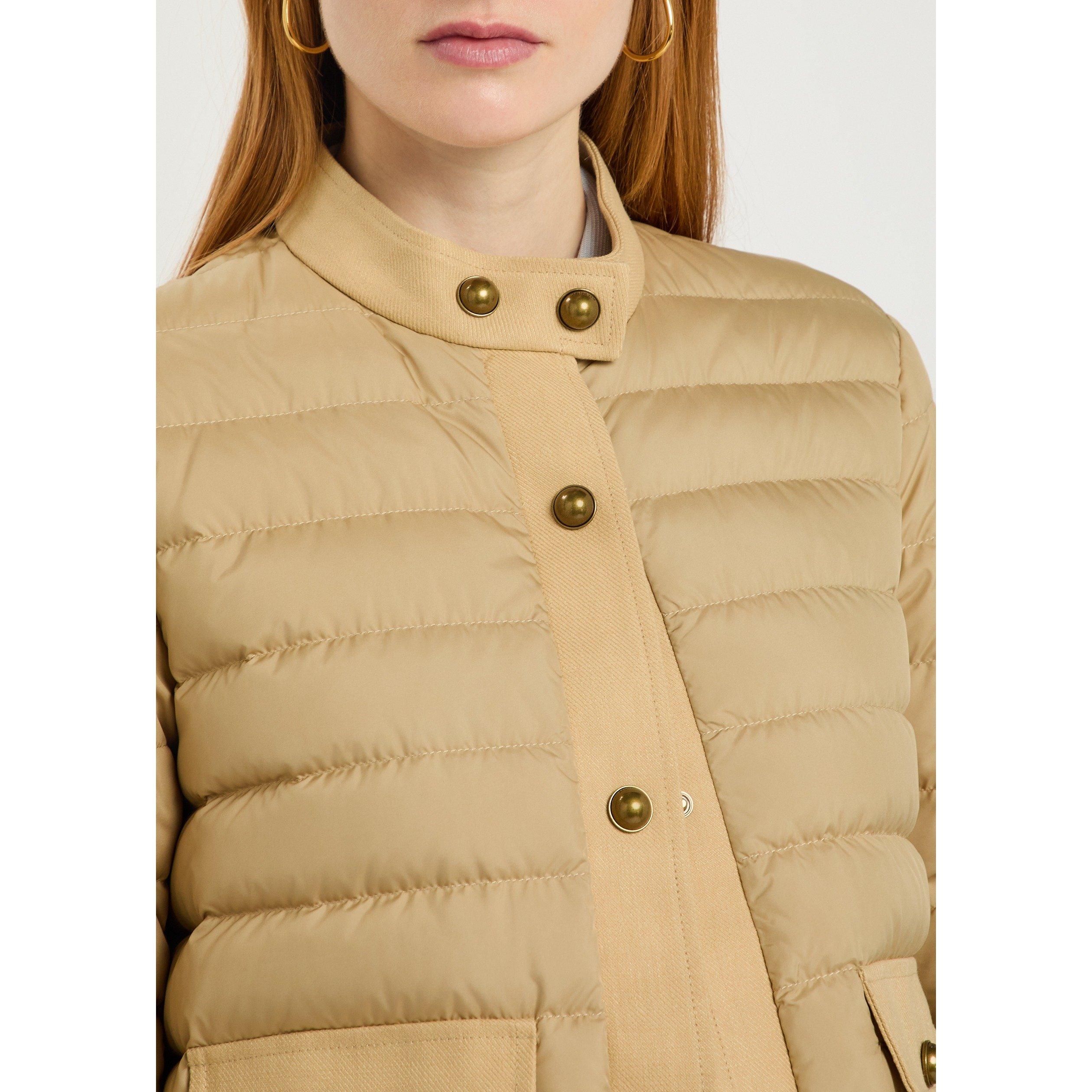 BEIGE - Moncler - Women's Juju Oversized-Fit Short Puffer Jacket - 4