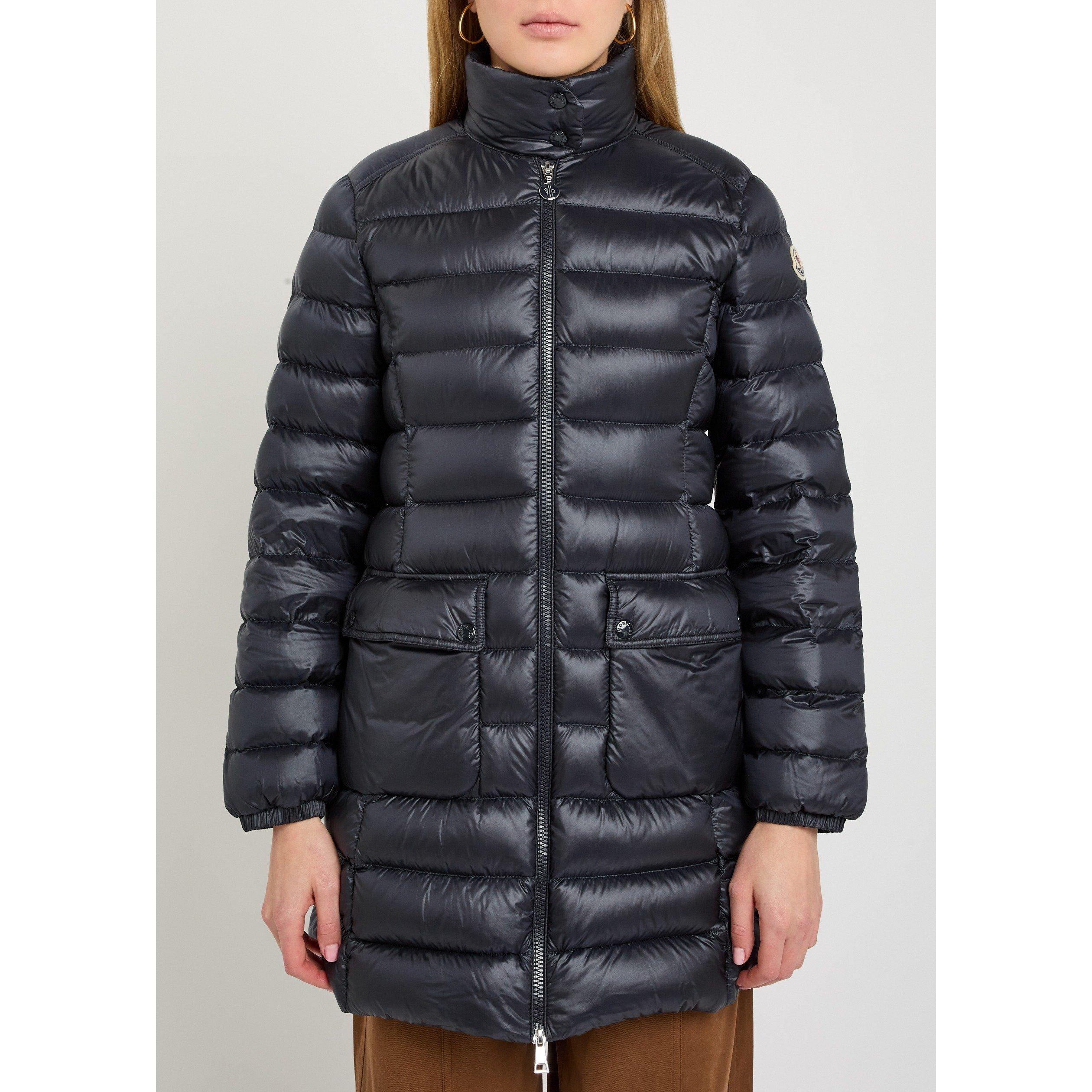 NAVY - Moncler - Women's Genet Goose Down Slim-Fit Long Puffer Jacket - 2
