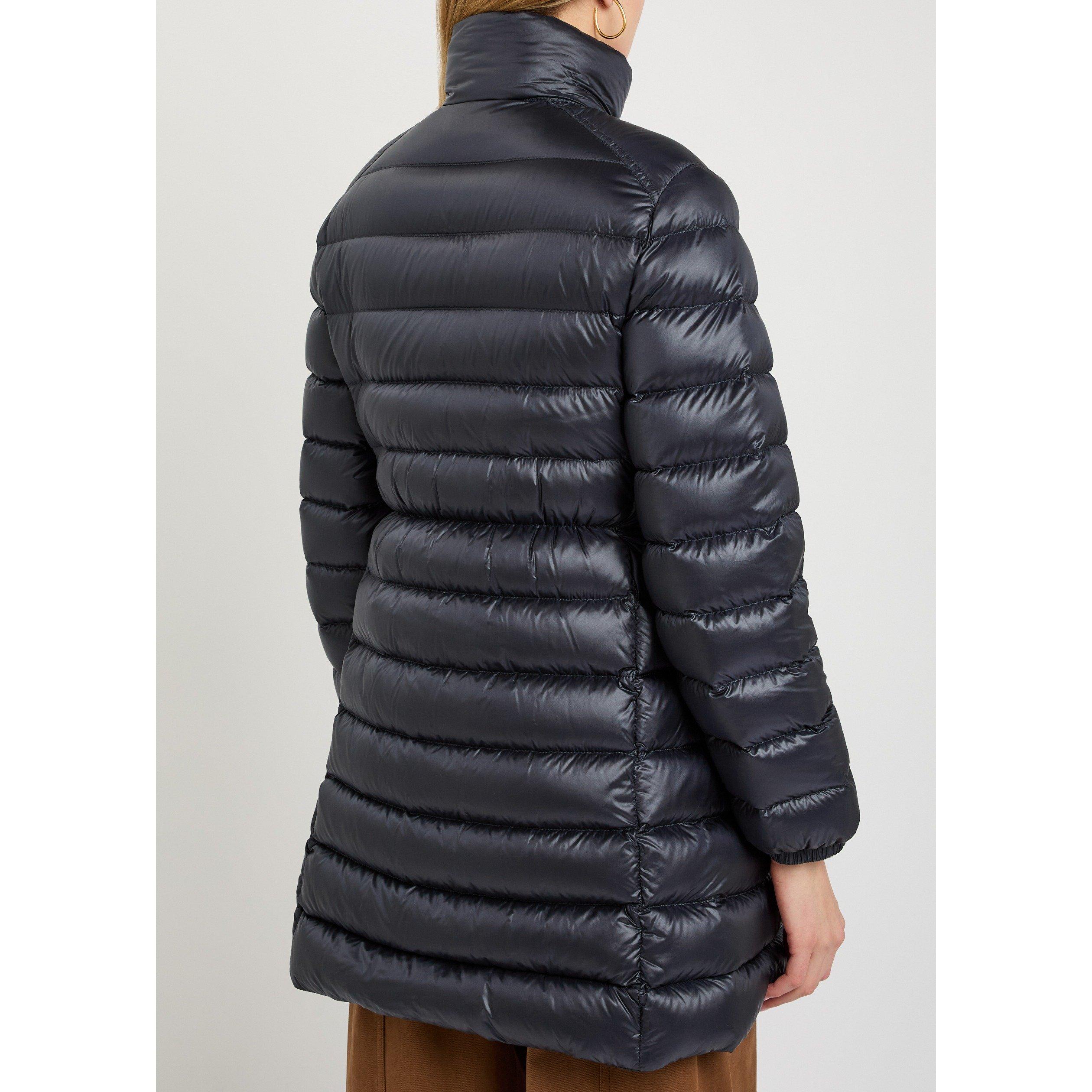 NAVY - Moncler - Women's Genet Goose Down Slim-Fit Long Puffer Jacket - 3