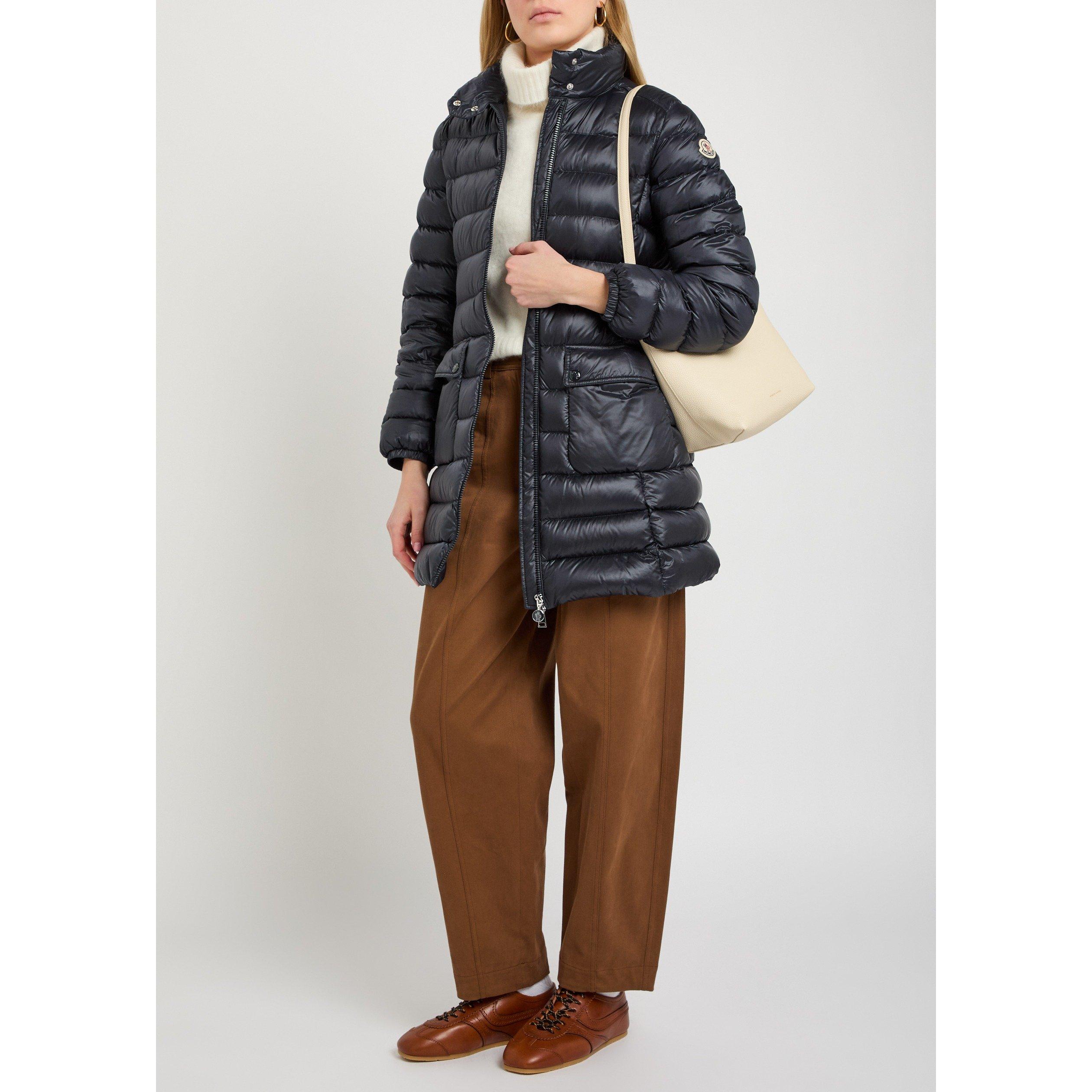 NAVY - Moncler - Women's Genet Goose Down Slim-Fit Long Puffer Jacket - 5