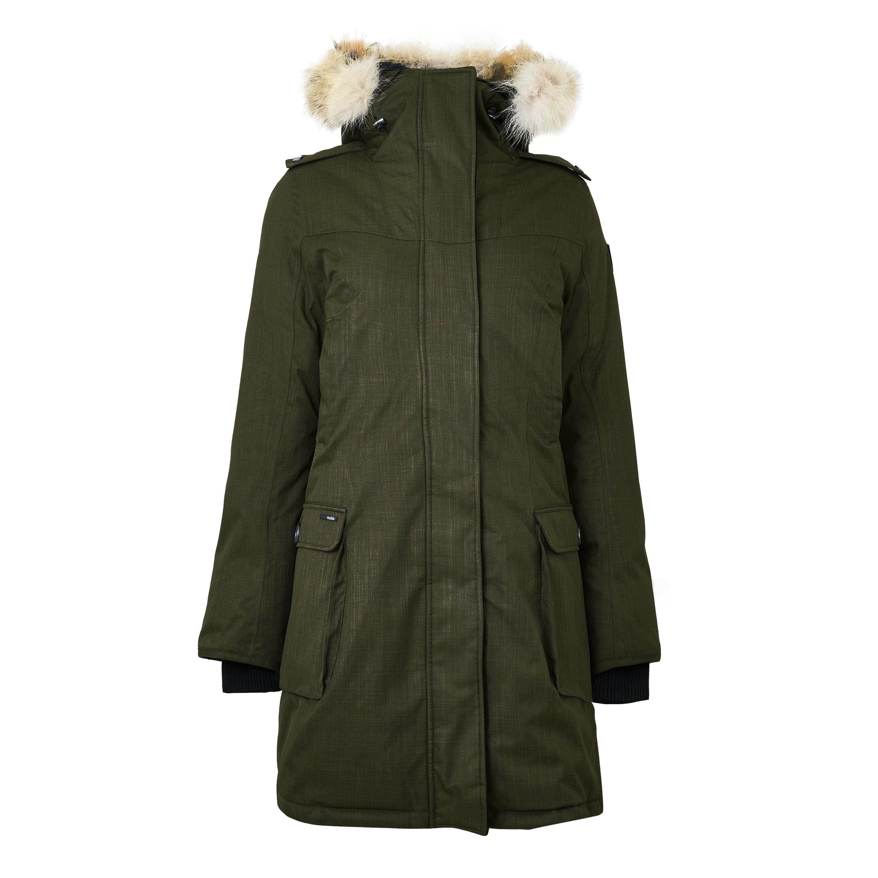 DARK GREEN - Nobis - OUT ABBY FUR LONG PARKA09 - 1