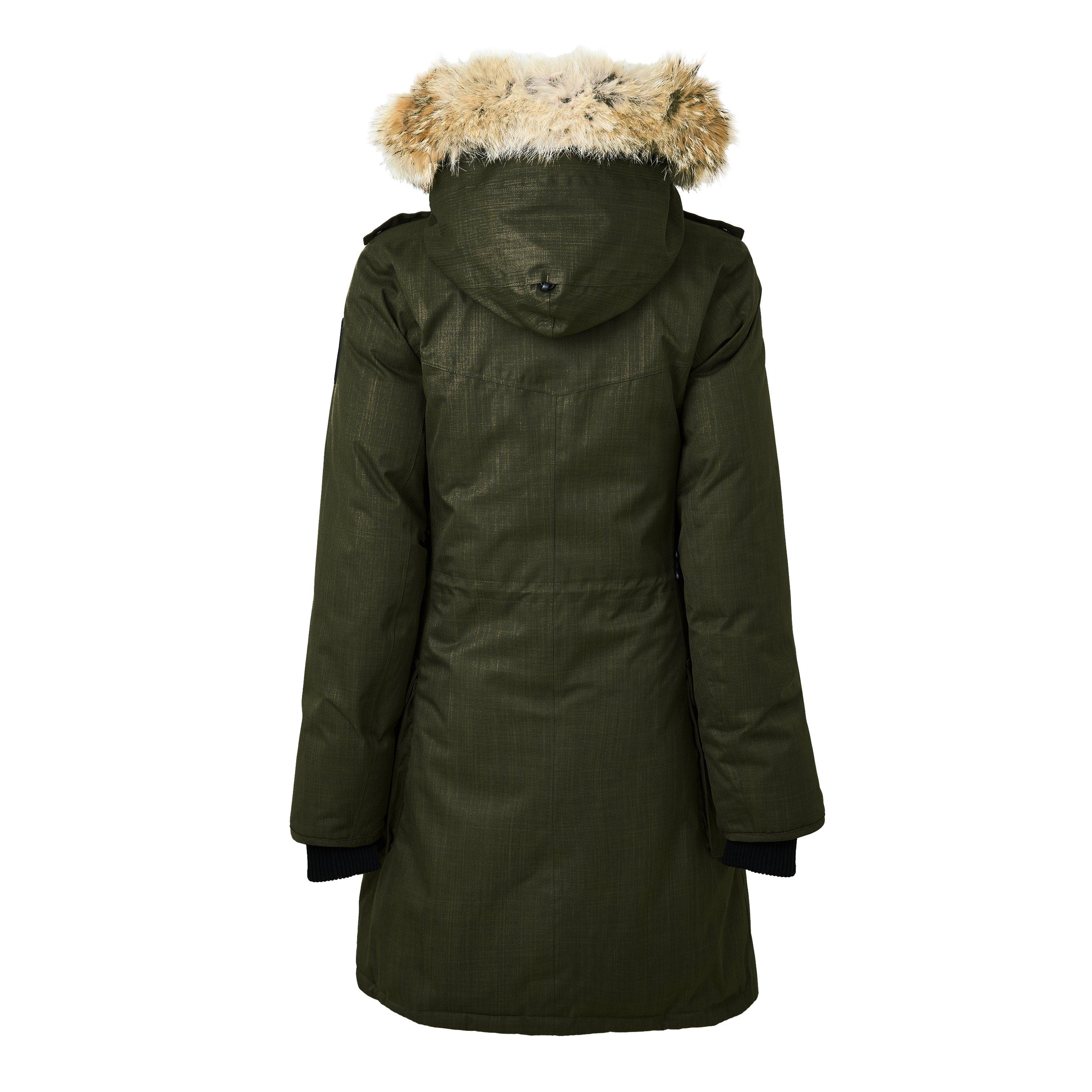 DARK GREEN - Nobis - OUT ABBY FUR LONG PARKA09 - 2