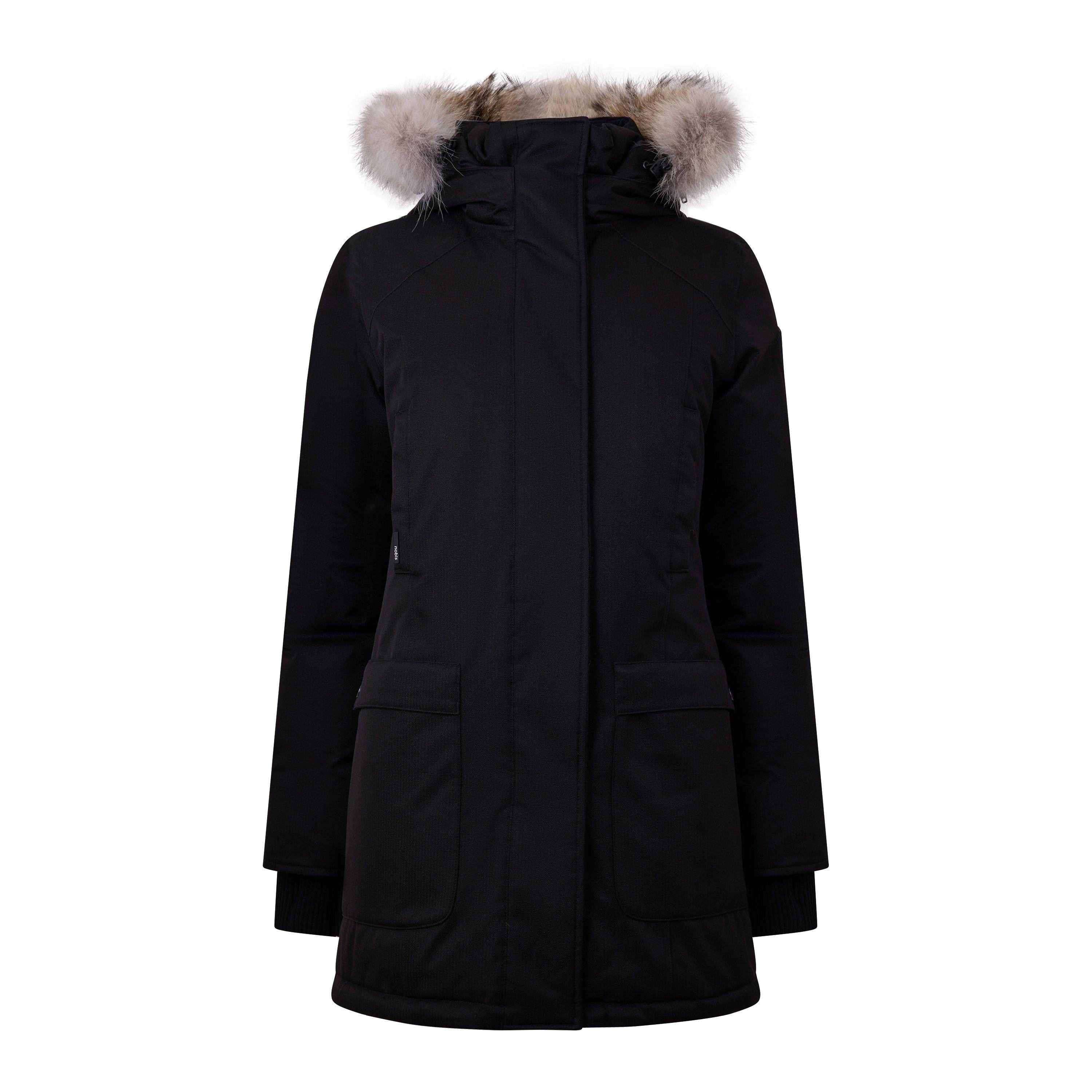 BLACK - Nobis - OUT CARLA FUR PARKA09 - 1