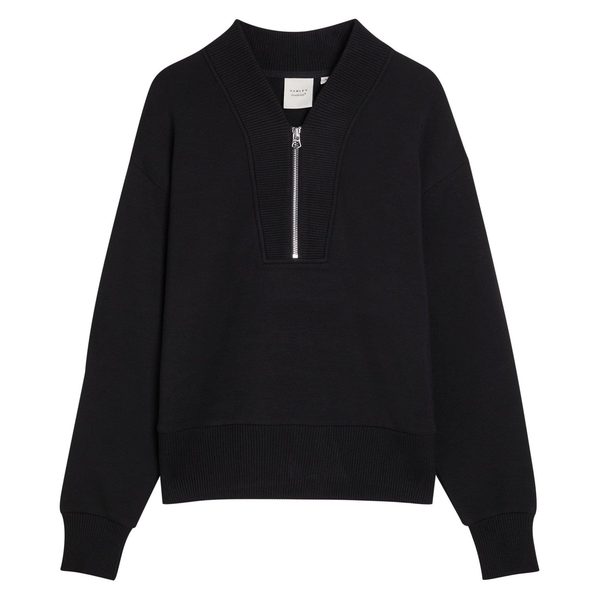 BLACK - Varley - SW Sally Half Zip Sweat