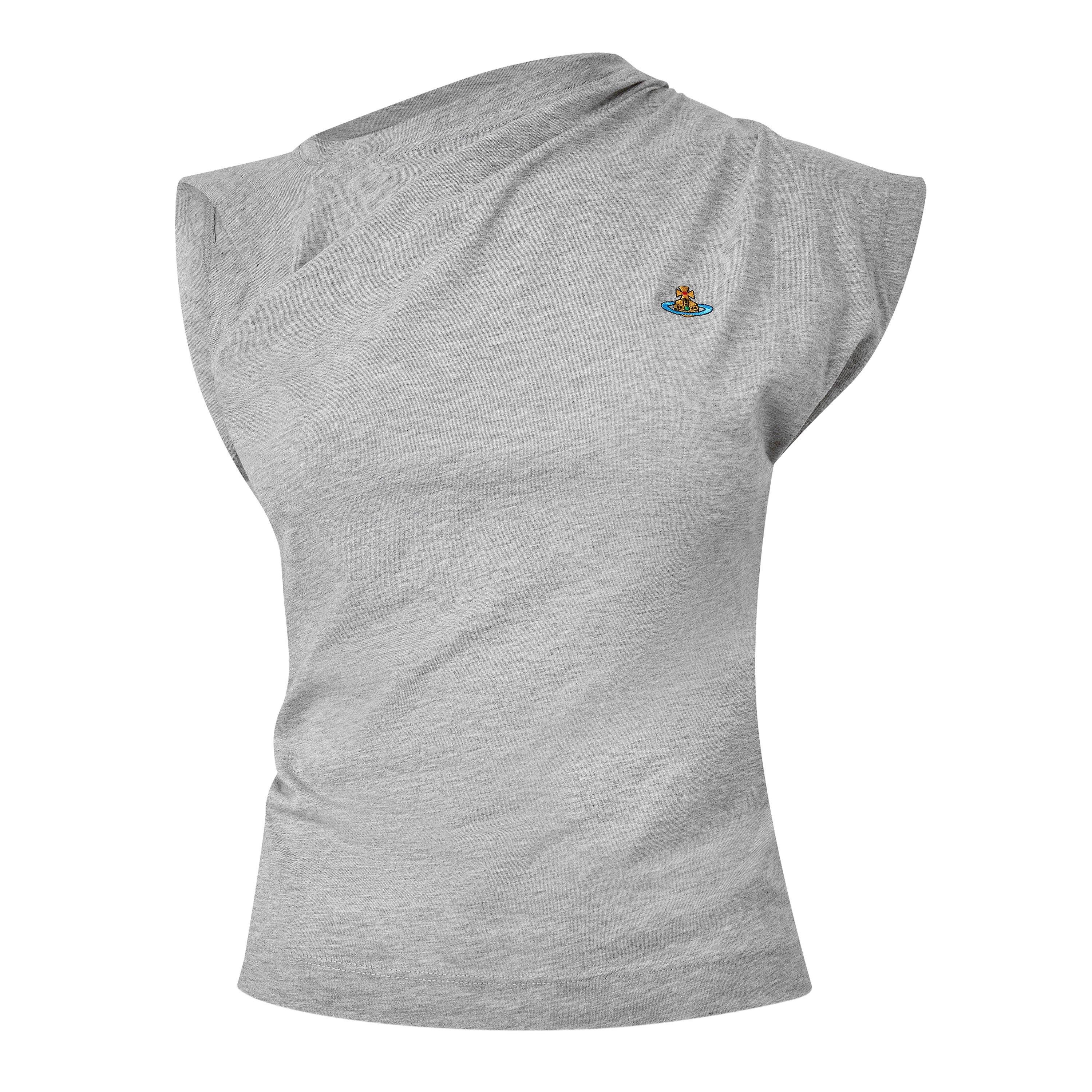 Vivienne Westwood Women's Logo Cotton Hebo Top T-Shirt - Grey - Size 8 (XS)